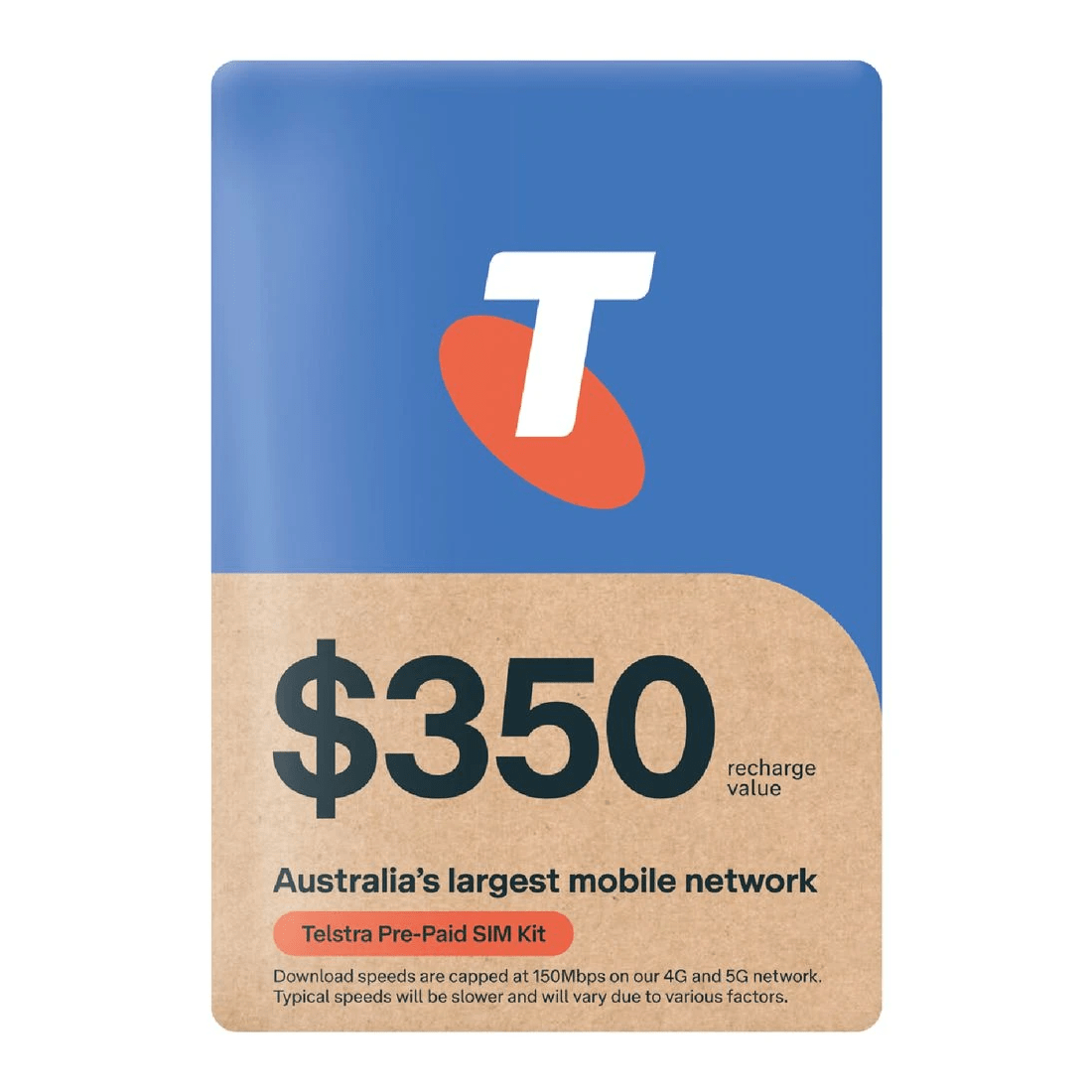 1 Telstra $350 Prepaid SIM Kit, 1 of 1
