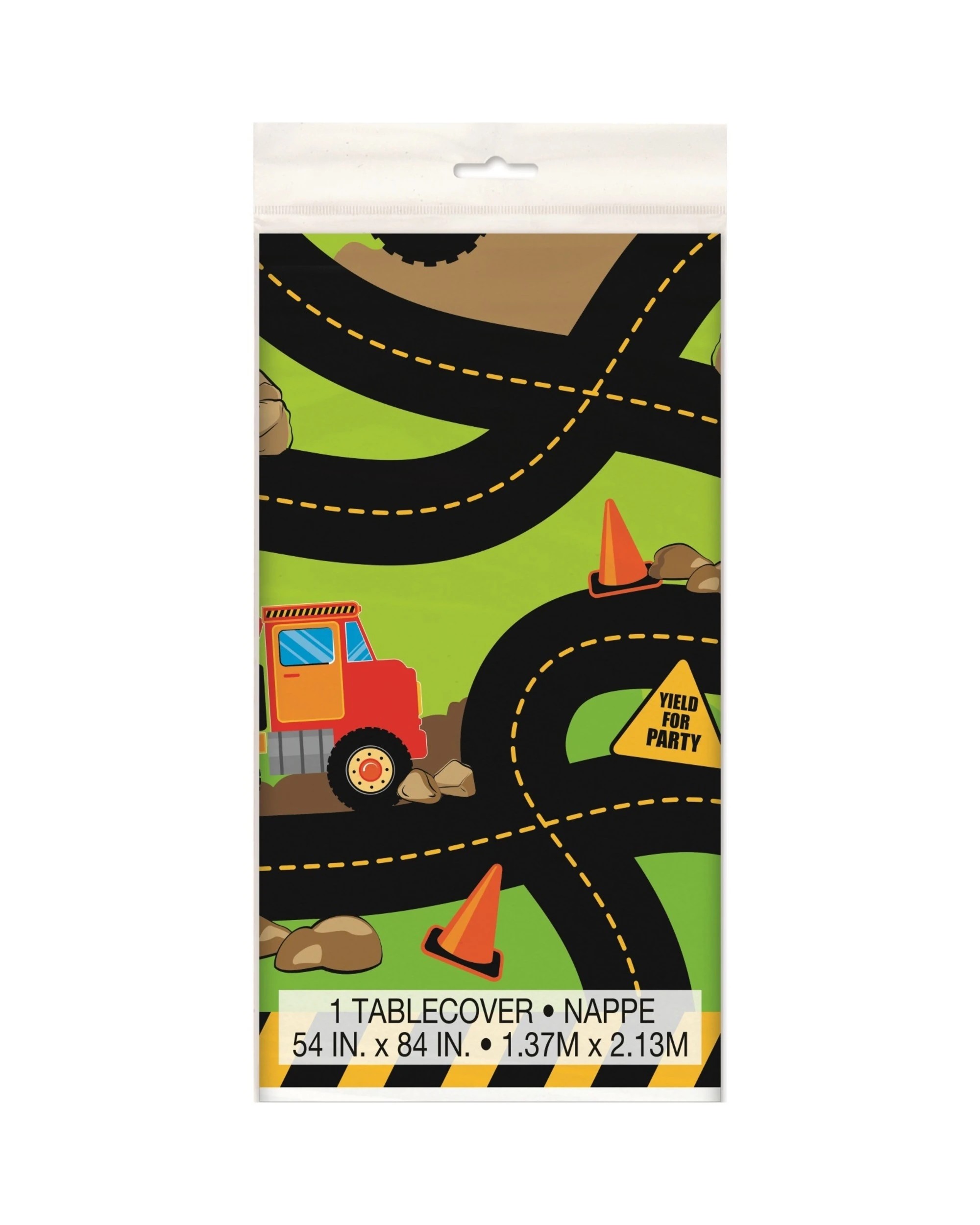 2 Unique Construction Party Plastic Tablecloth, 2 of 2