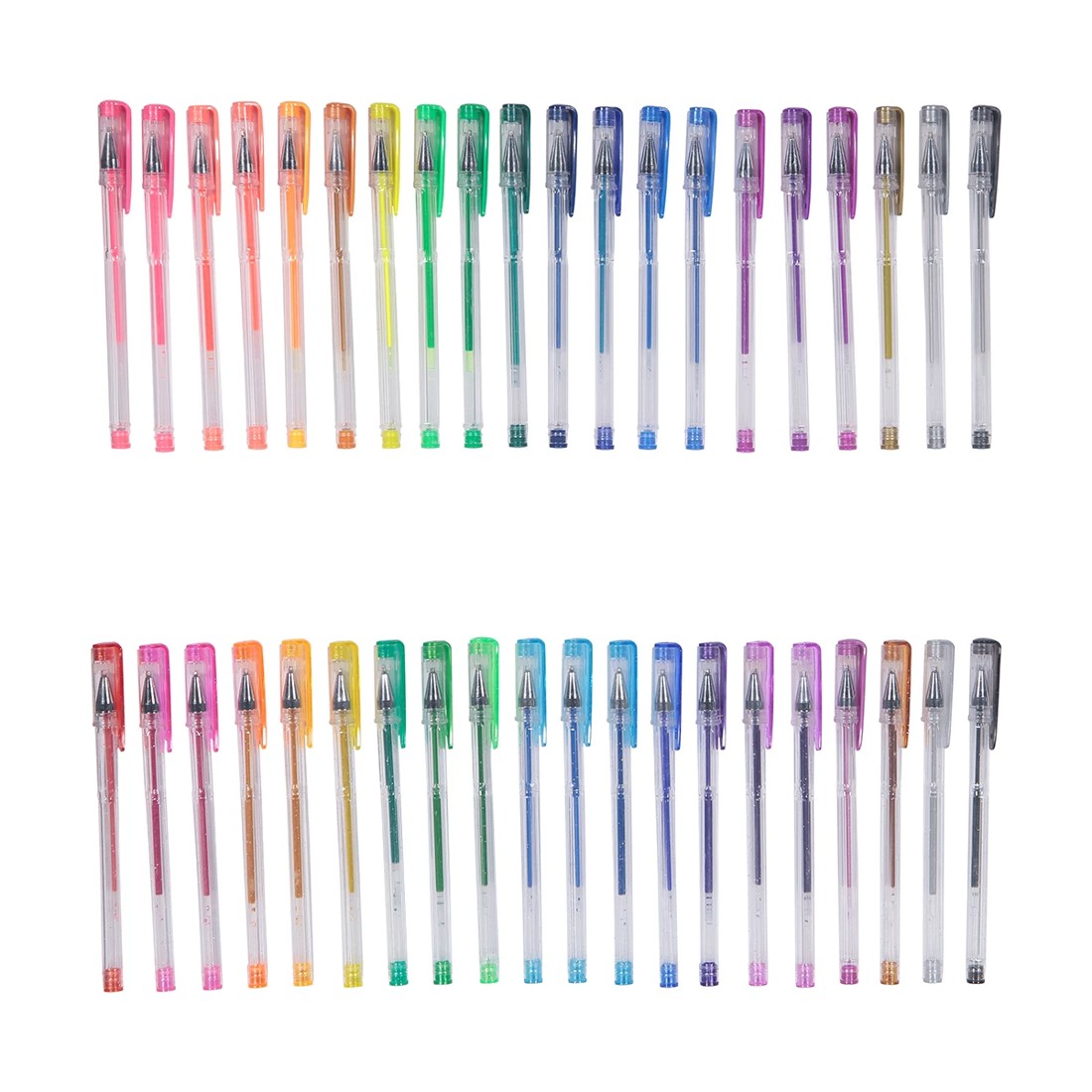 3 40 Pack Coloured Gel Pens, 3 of 6