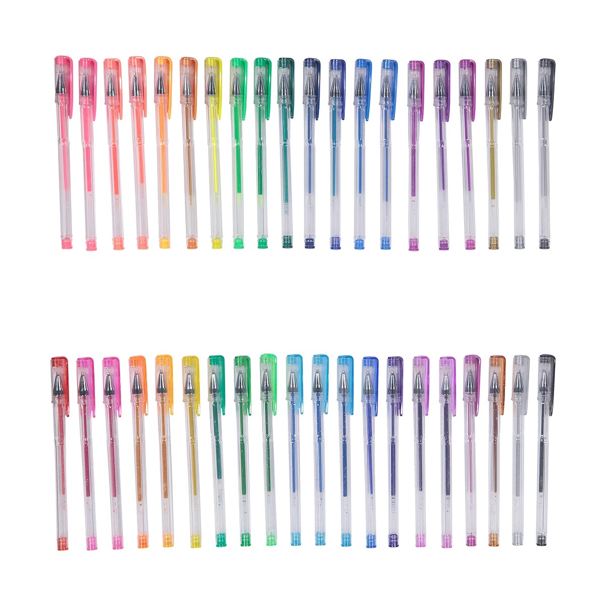 3 40 Pack Coloured Gel Pens, 3 of 6