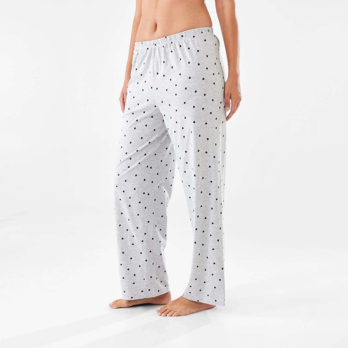 2 Printed Knit Pants Nvy Heart, 2 of 4