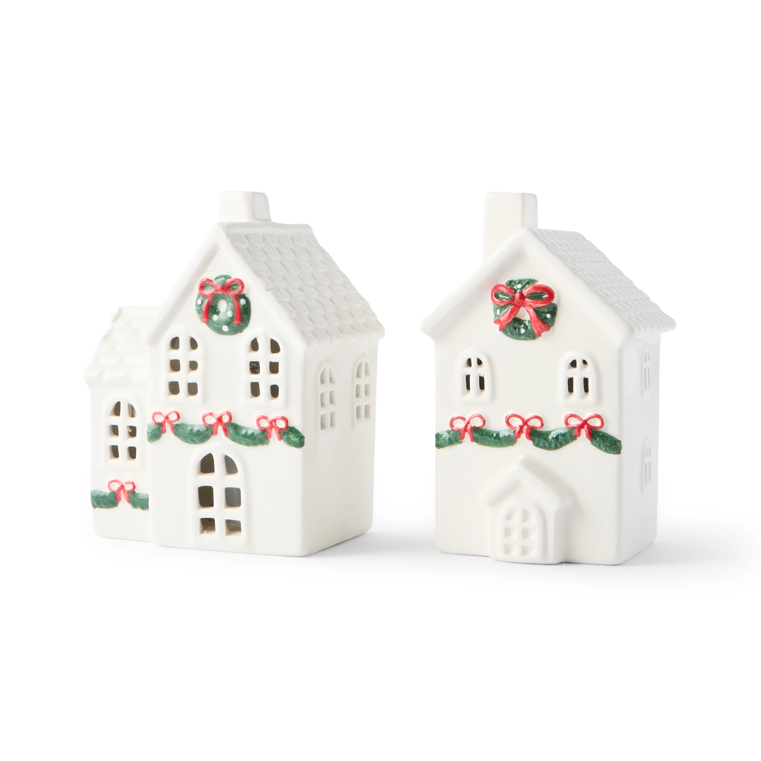 4 2 Pack Light Up Ceramic Houses, 4 of 10