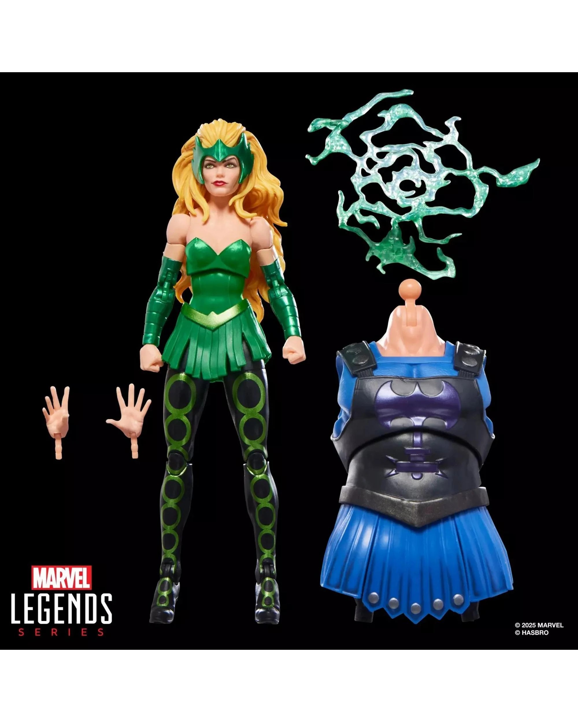 2 Marvel Legends Series Enchantress Build-A-Fig Action Figure, 2 of 10