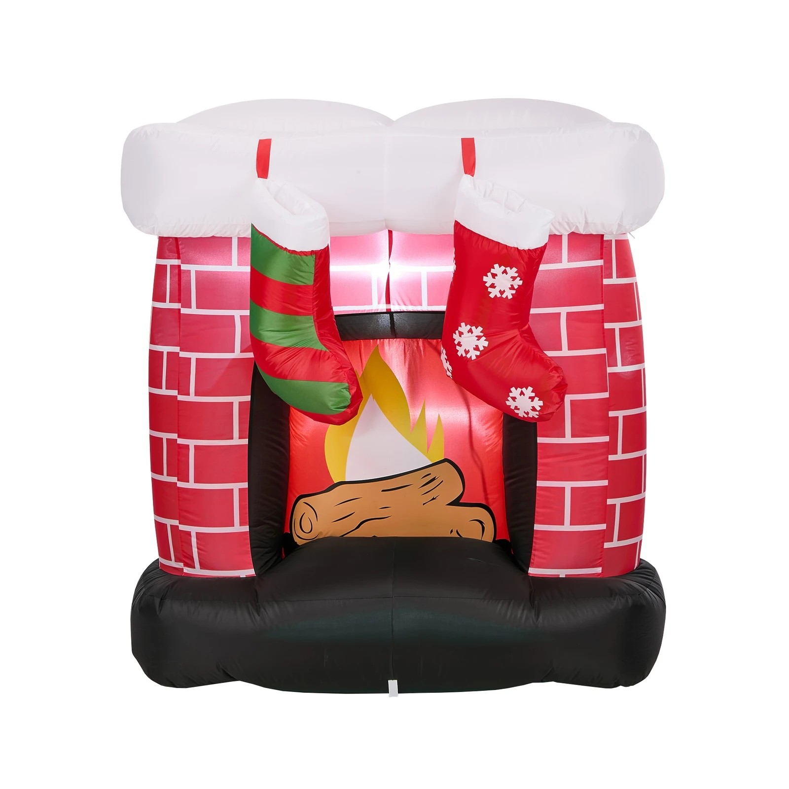 7 Tinseltown 1.5M Christmas Inflatable Fireplace LED Light Indoor Outdoor Decor - Multi, 7 of 8