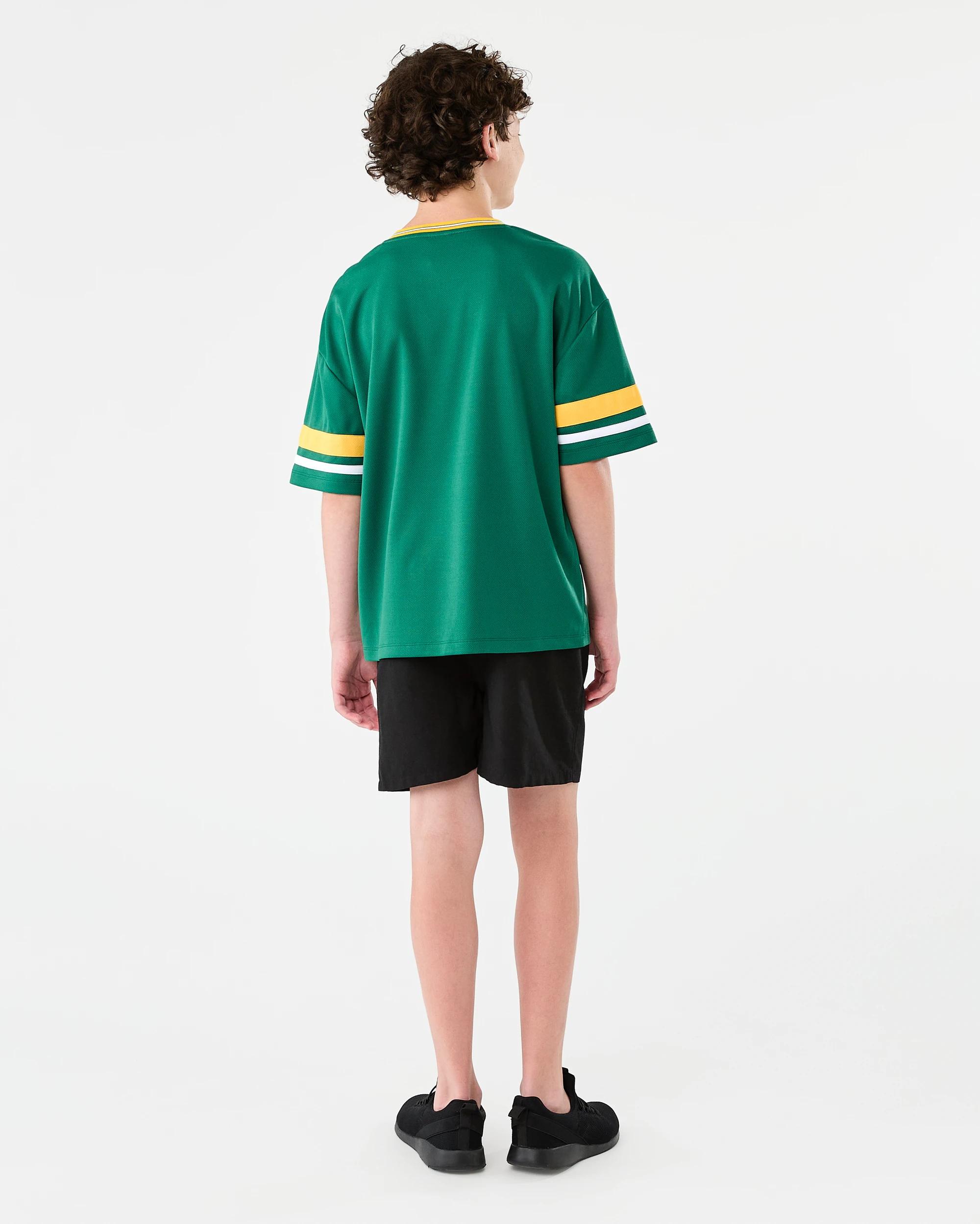7 Socceroos Youth T-shirt Green, 7 of 7