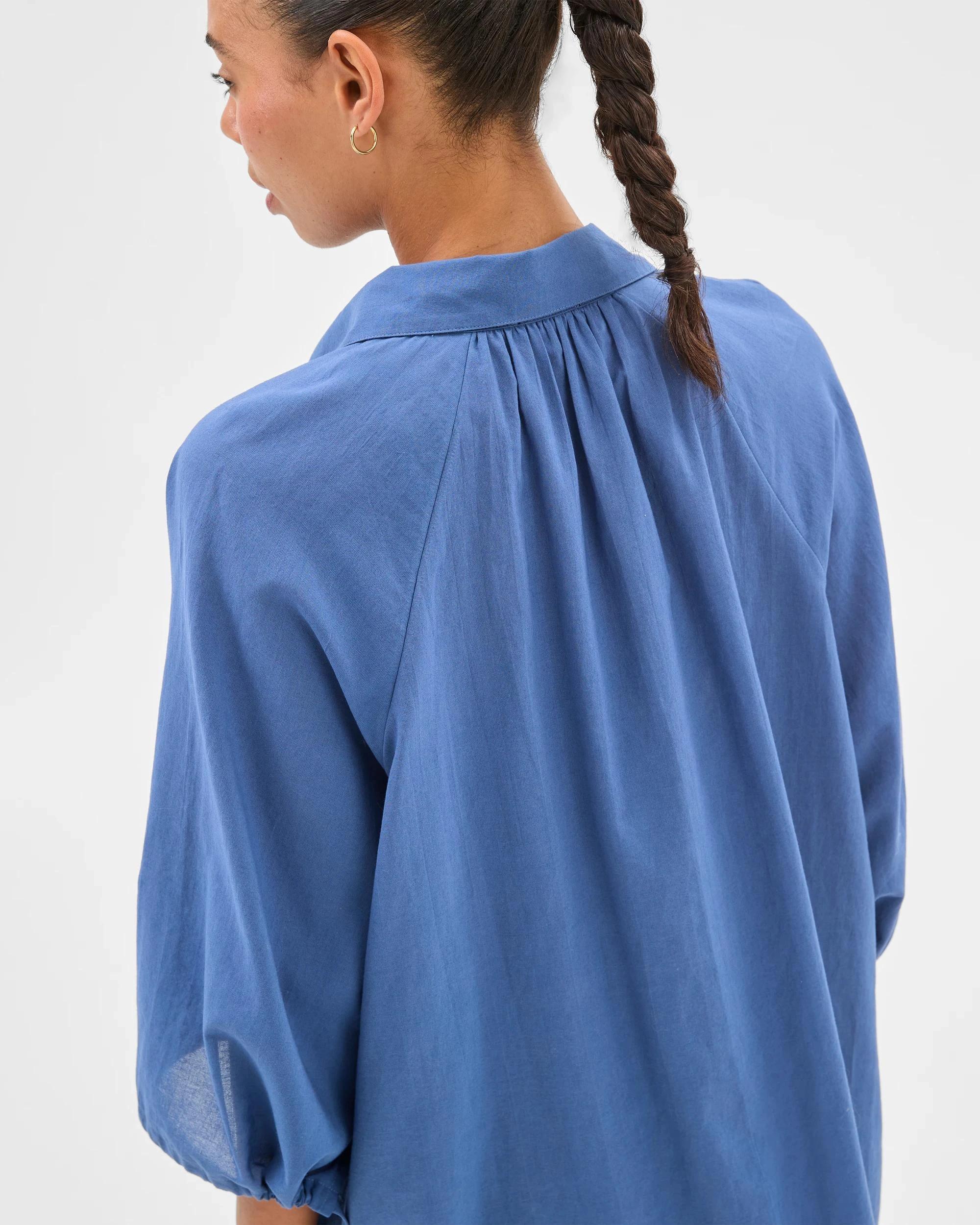 6 Target Resort Tie Shirt BLUE, 6 of 6