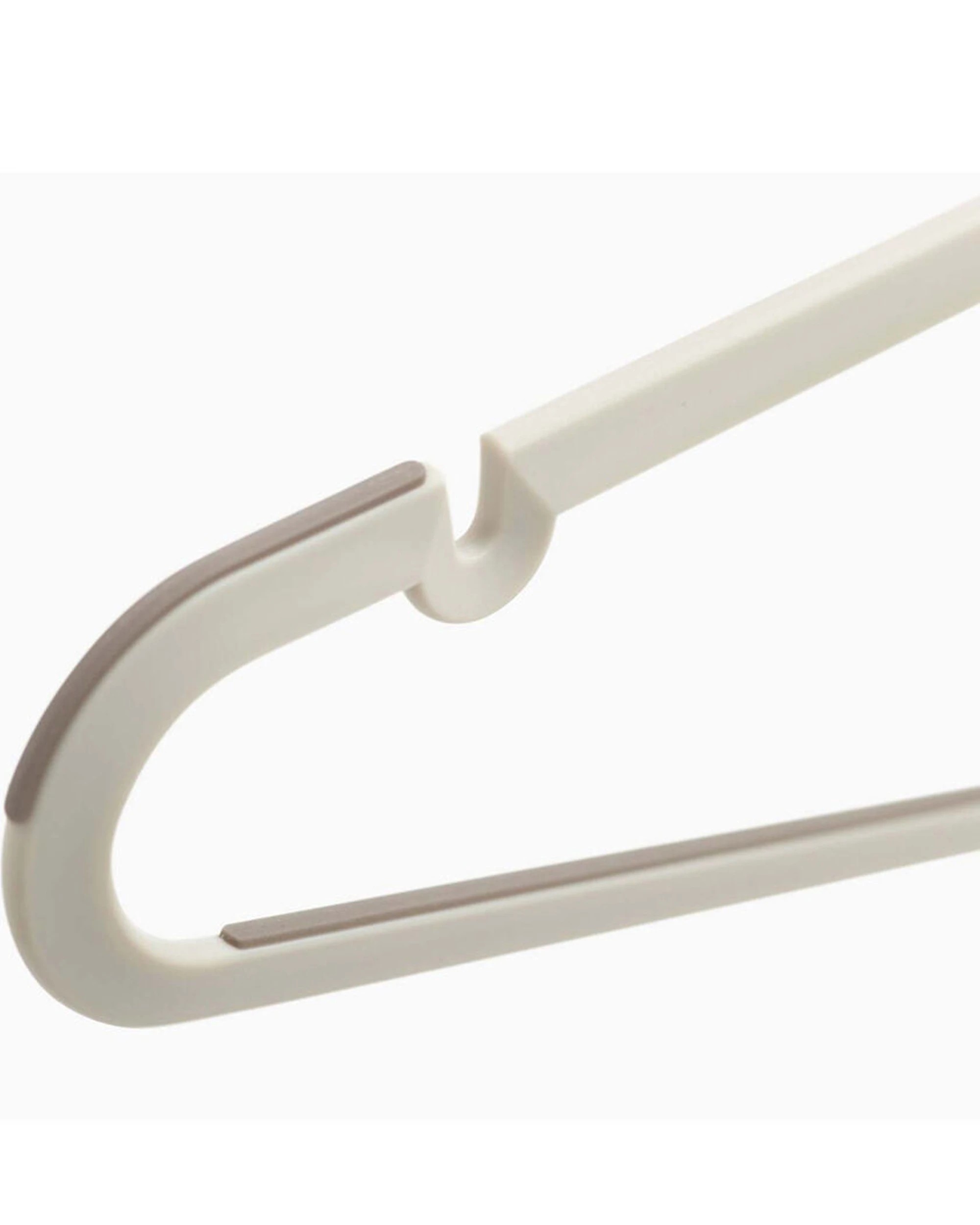 5 Joseph Joseph Orderly Anti-Tangle Clothes Hanger Set 2x5pc 41cm Non-Slip Ecru - White, 5 of 7