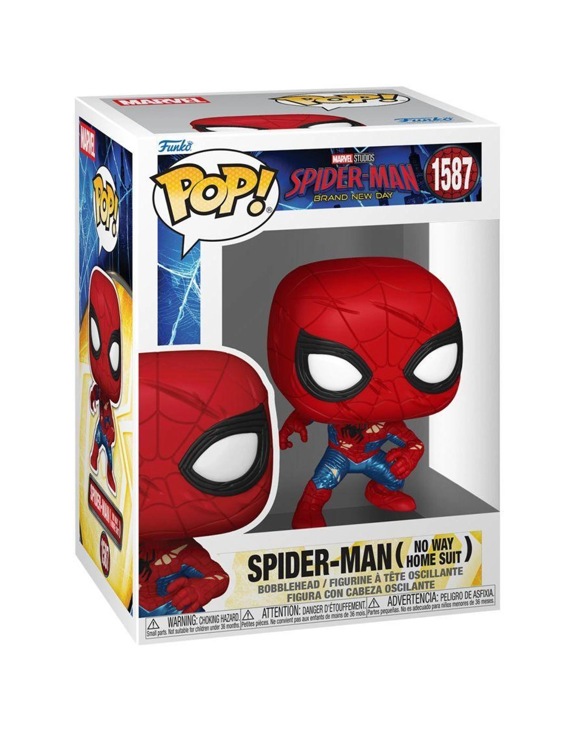 3 Spider-Man Brand New Day Spider-Man - No Way Home Suit -  Funko POP! Vinyl, 3 of 3