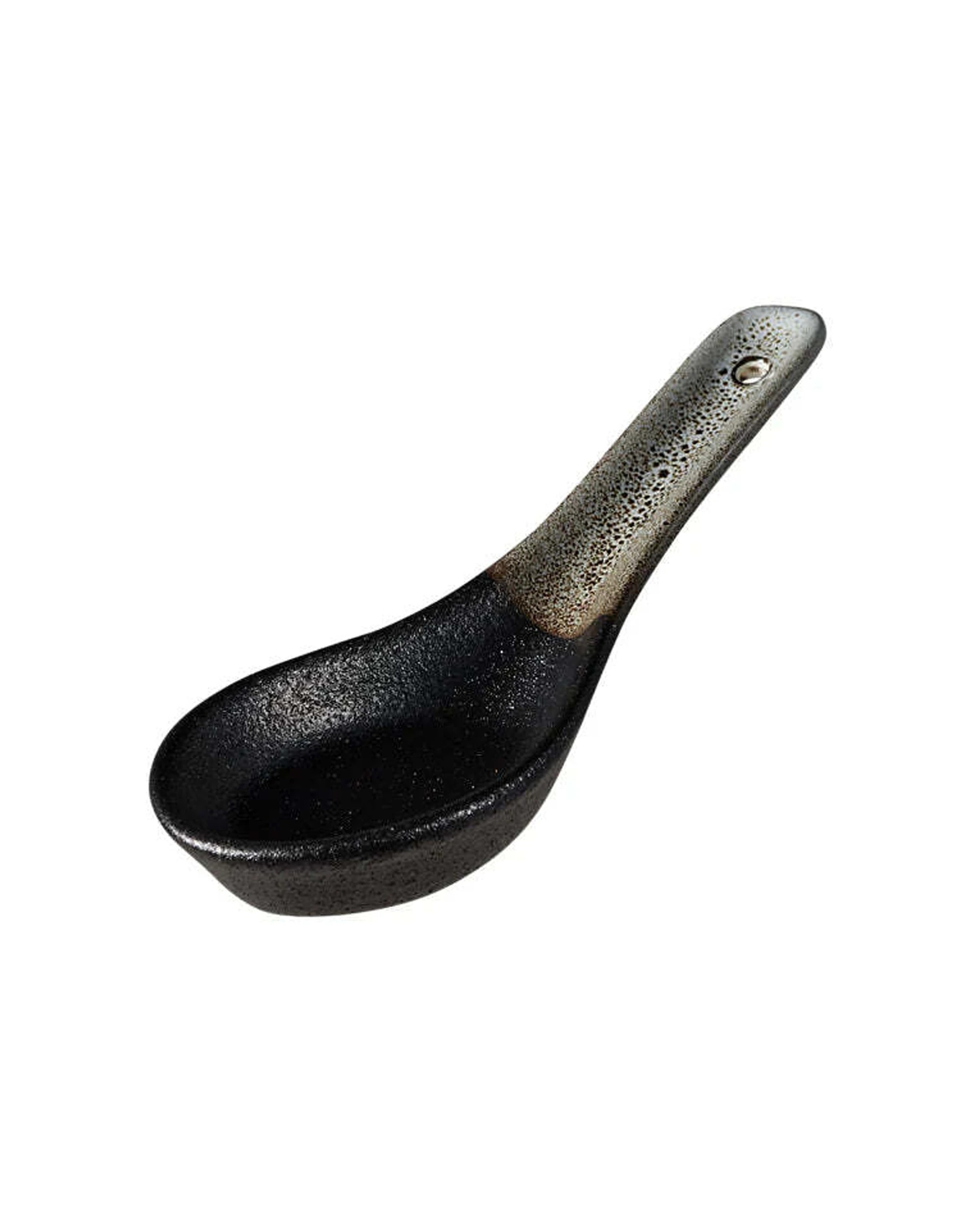 1 Maxwell & Williams Caviar Umi Porcelain Spoon Kitchen Cooking Utensil 13.5cm - Black, 1 of 4