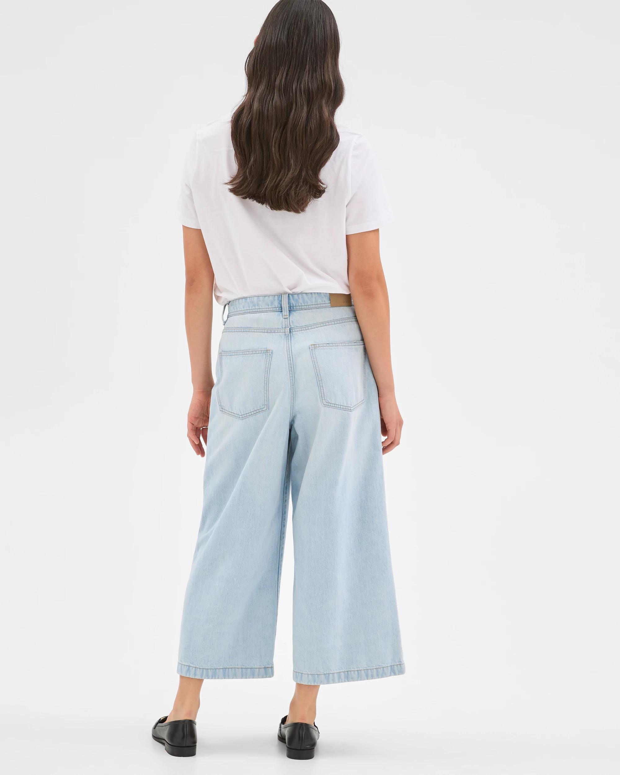 7 Target Denim Culotte Denim Pants ICE BLUE, 7 of 7