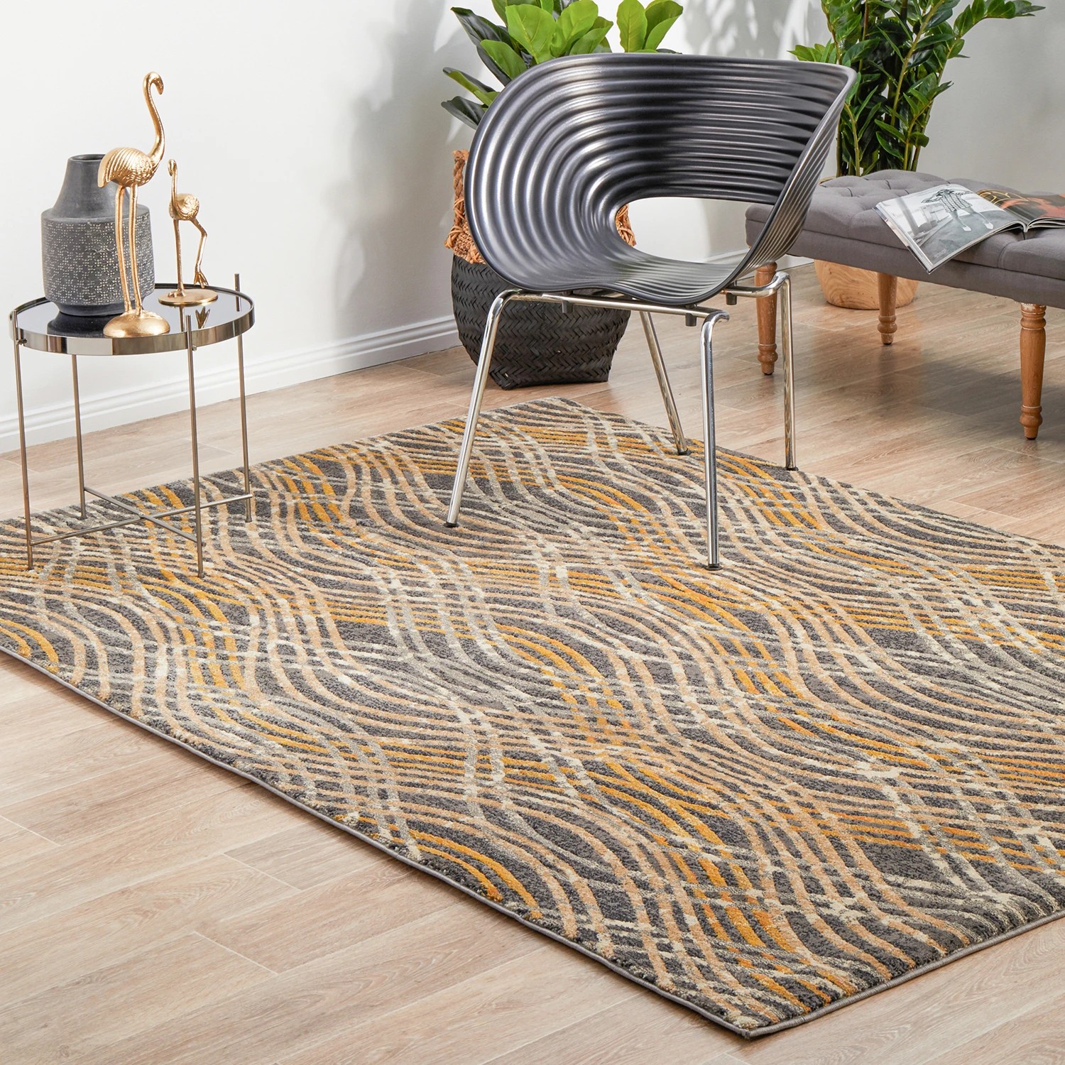 3 Common Ground Rugs Wonderland 330x240cm - Extra Large Power Loomed Pet Friendly Floor Rug - Brown, 3 of 9