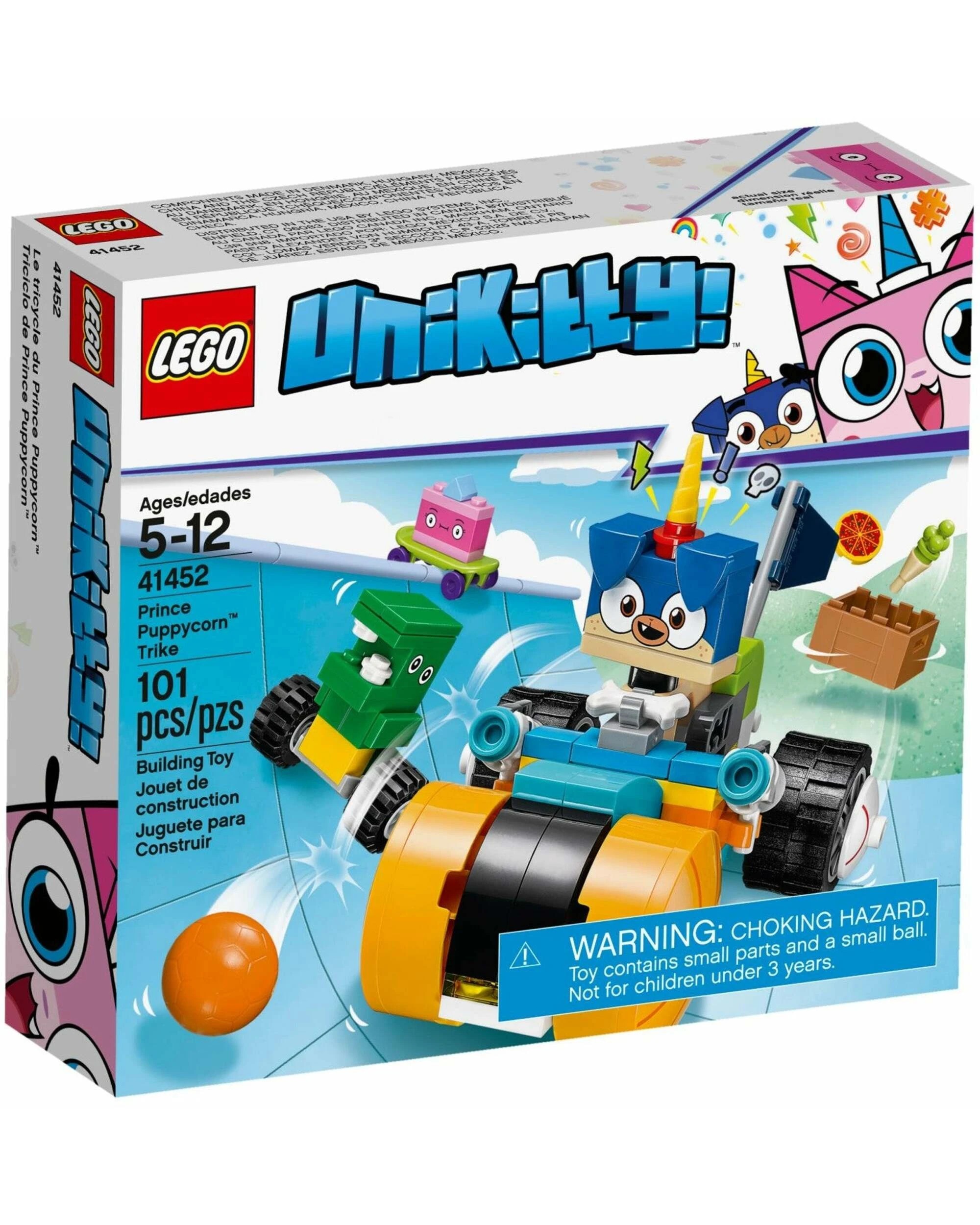 1 LEGO 41452 Prince Puppycorn Trike Building Set with Dino Dude, 1 of 4