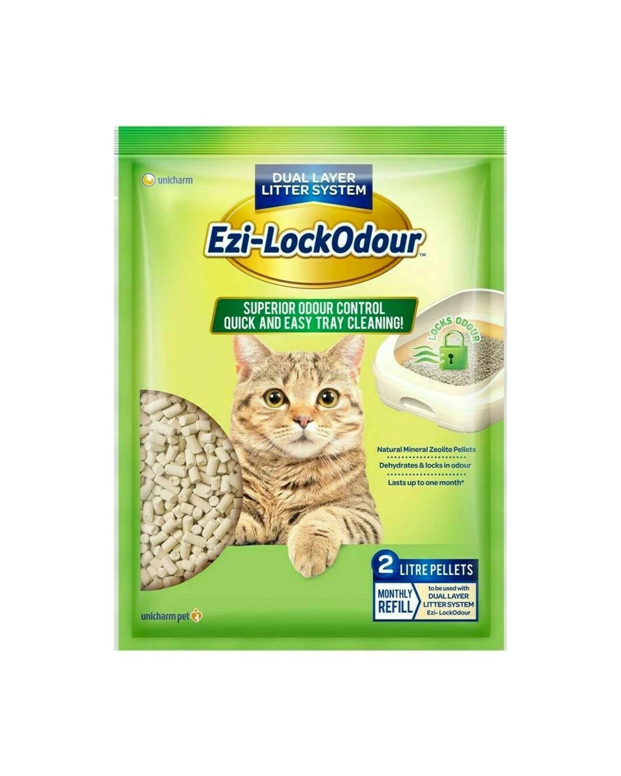 1 Ezi-Lockodour Natural Mineral Zeolite Pellets 2kg, 1 of 2