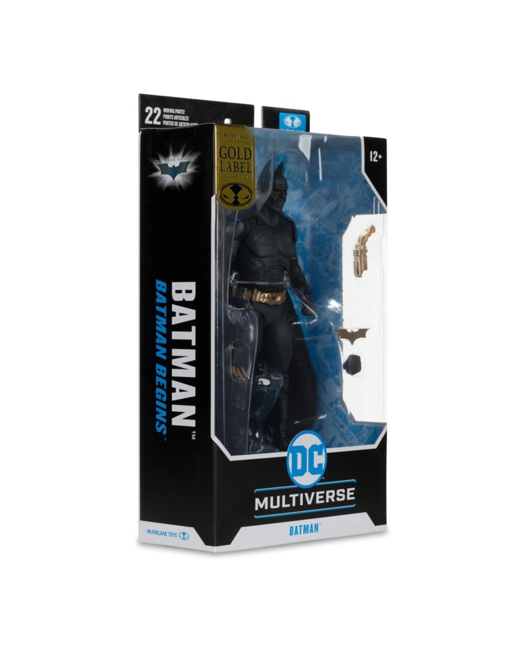 7 DC Multiverse Batman Begins Fear Toxin Batman Gold Label 7 Inch Figure, 7 of 9