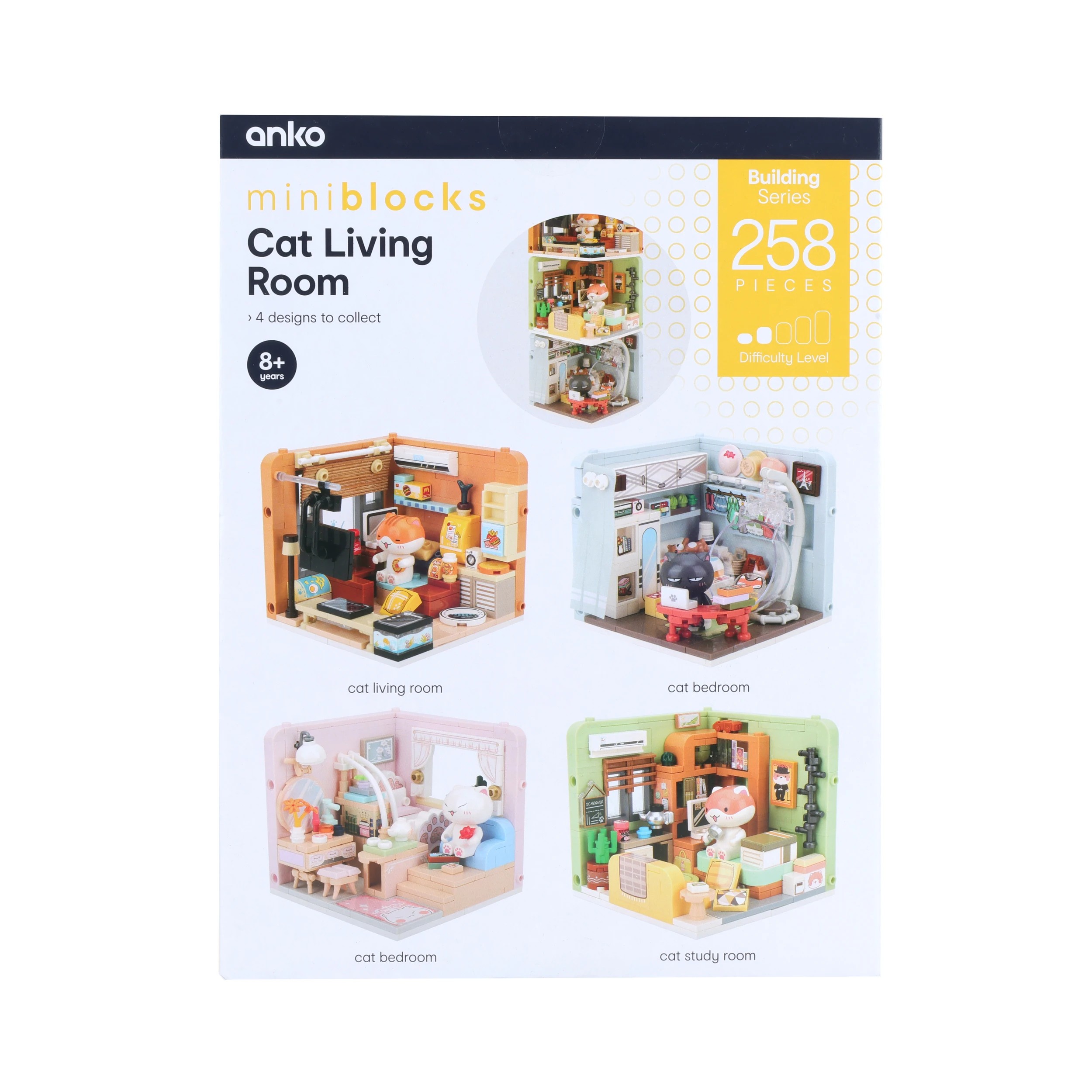 8 Mini Blocks Building Series: Cat Playset - Assorted, 8 of 10