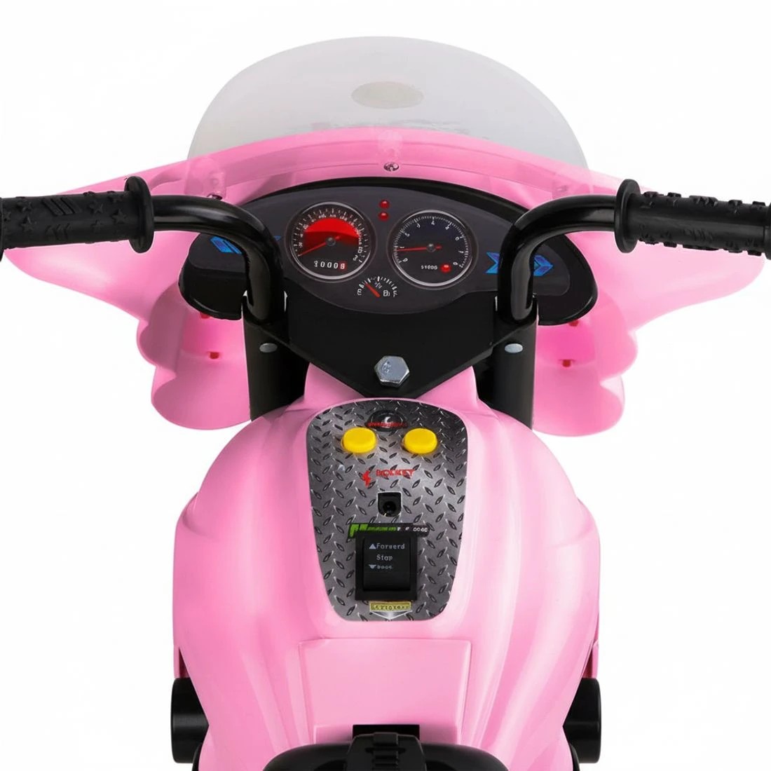 6 Rigo Kids Electric Ride On Police Motorcycle Motorbike 6V Battery - Pink, 6 of 9