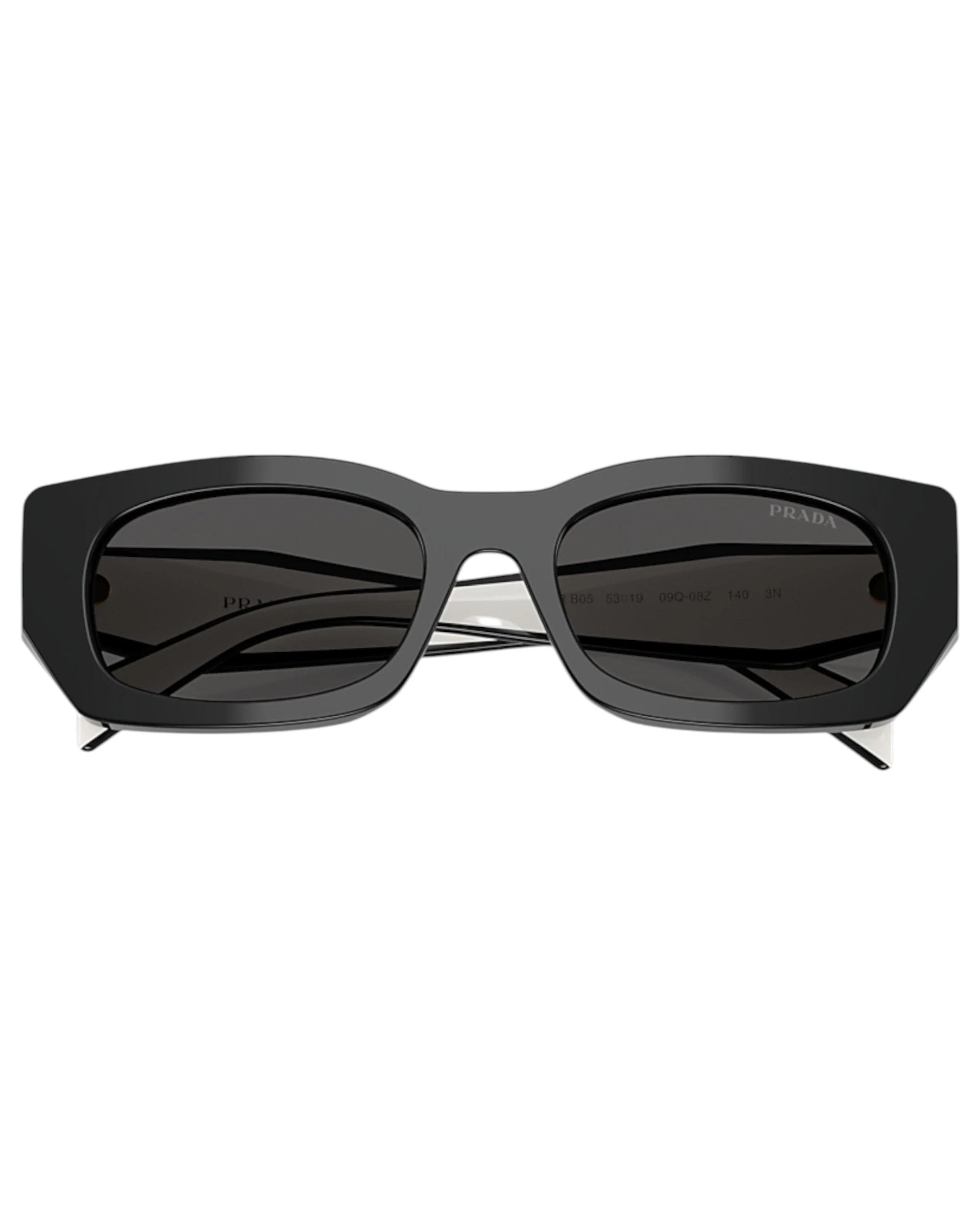 3 Prada Women PR B05S 09Q08Z Pillow Dark Grey Sunglasses BLACK, 3 of 5