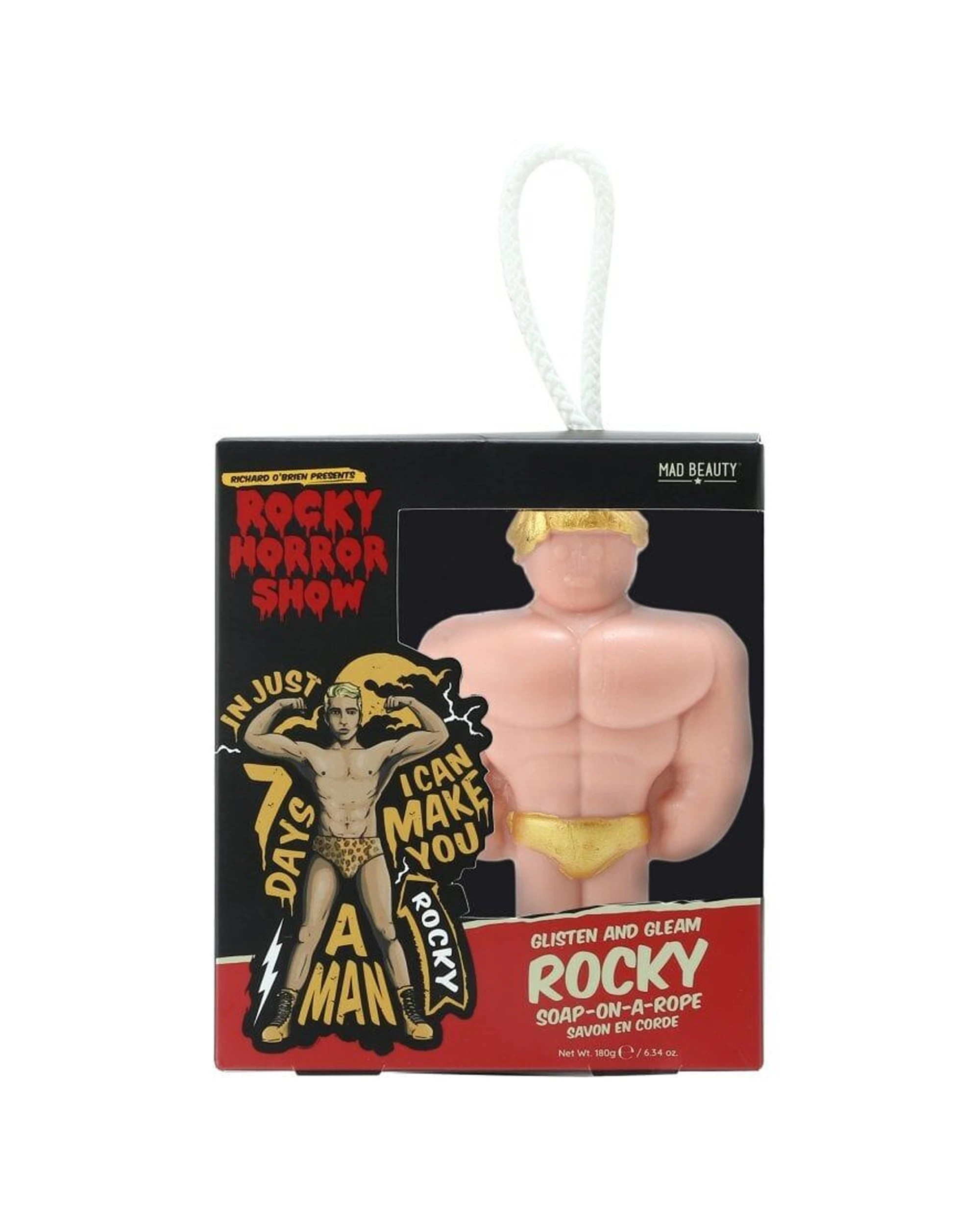 2 Rocky Horror Show 2PK Scented Shower Soap on a Rope Amber & Ginseng Fragrance - Multi, 2 of 3