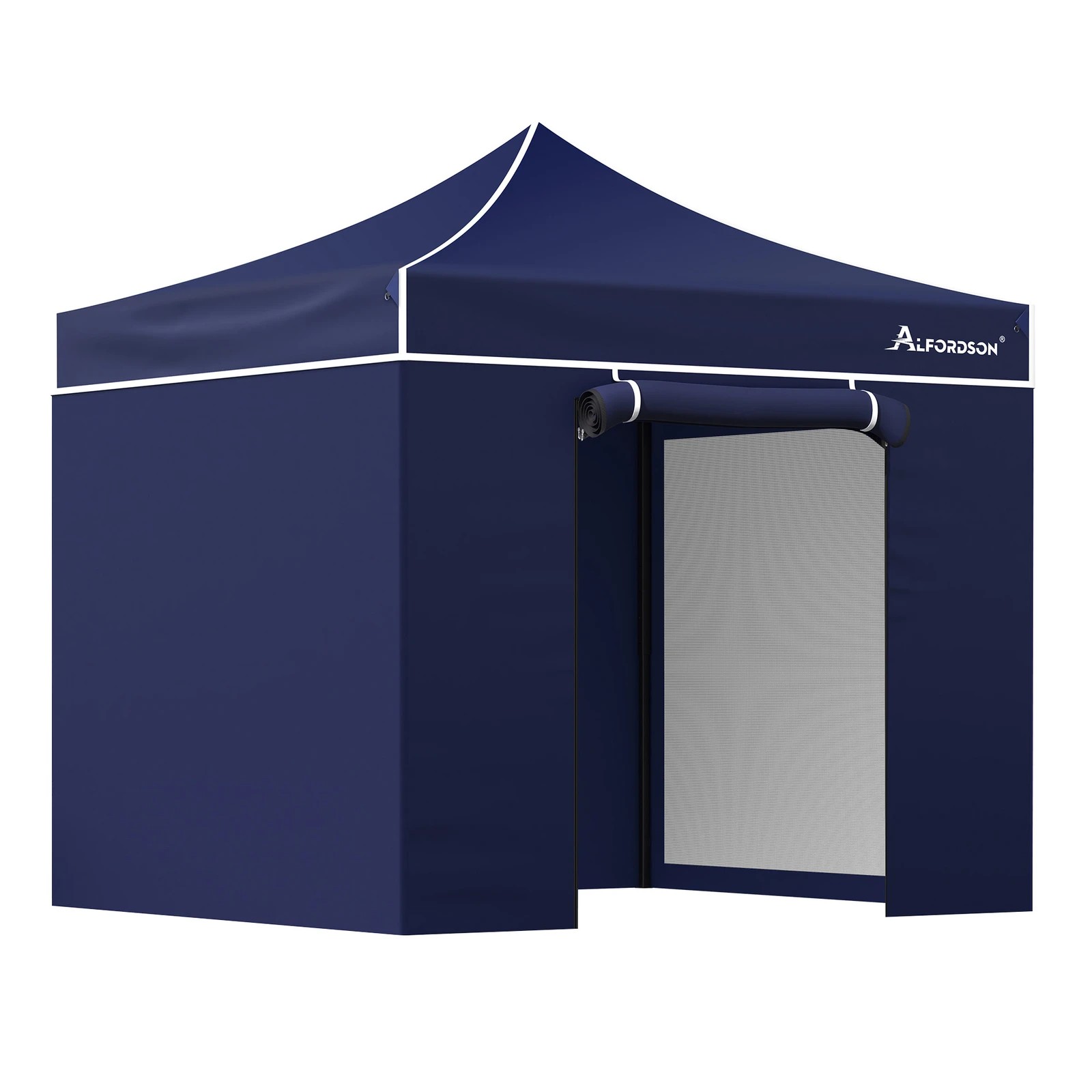 1 Alfordson Gazebo 3x3m Pop Up Marquee 600D Oxford Folding Camping Tent - Blue, 1 of 10