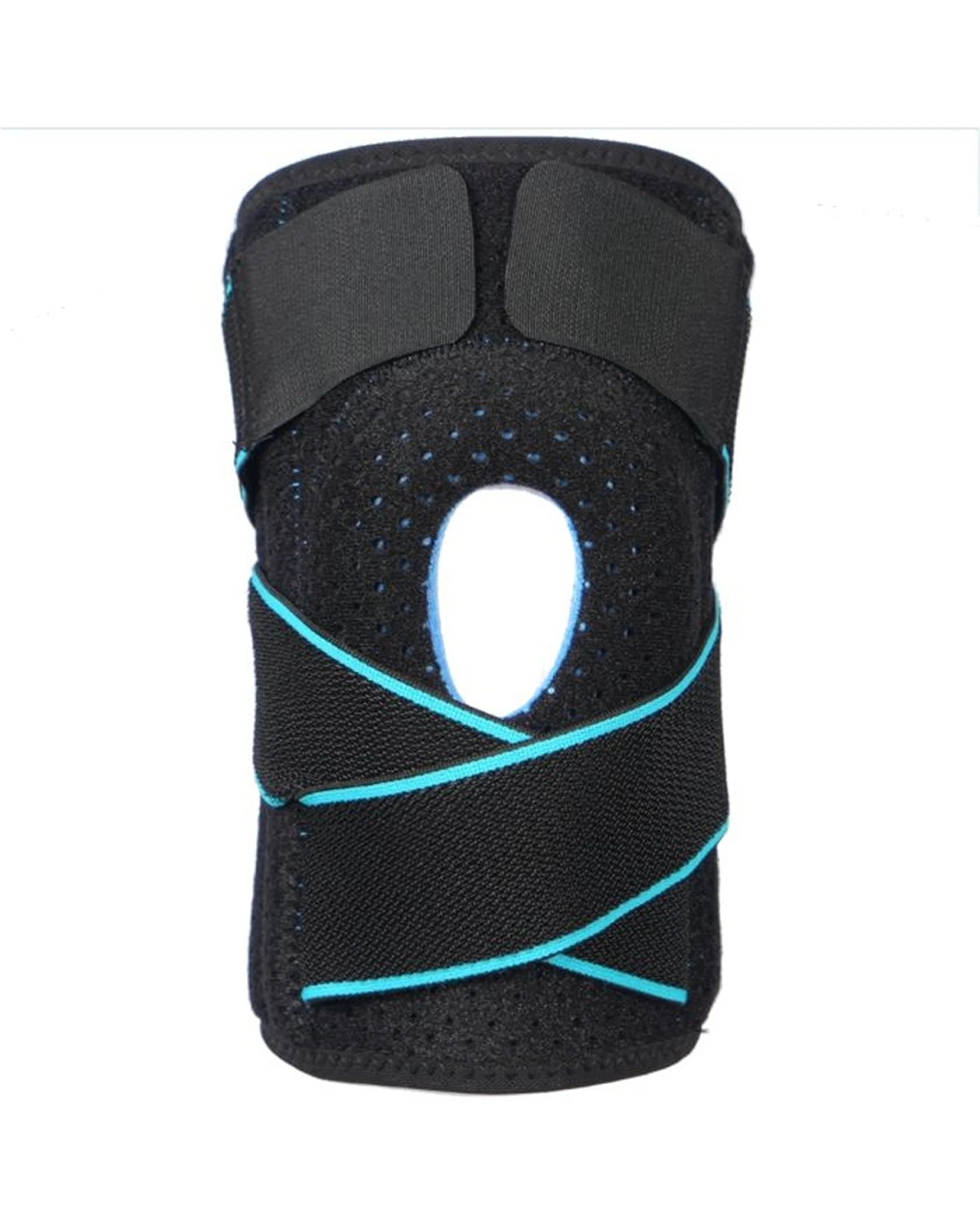 4 Bodyassist Gel Knee Sports Support With Stability Strap One Size - Black - Black, 4 of 5