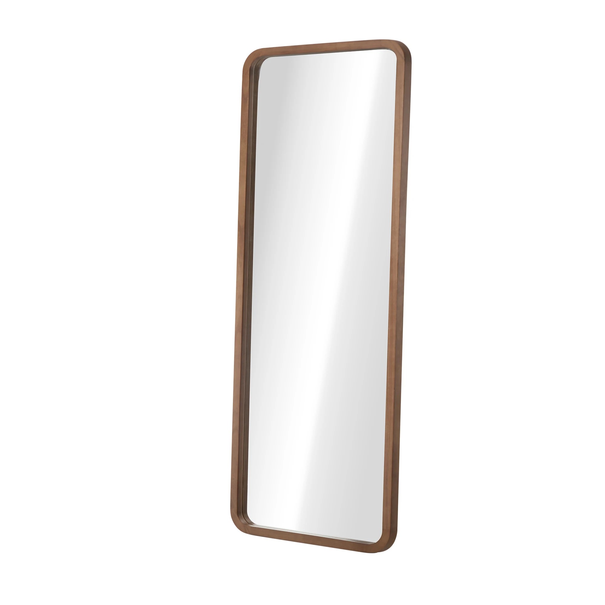 8 Oikiture Full Length Mirror 180x70cm Rectangle Dressing Floor Mirrors - Brown, 8 of 9