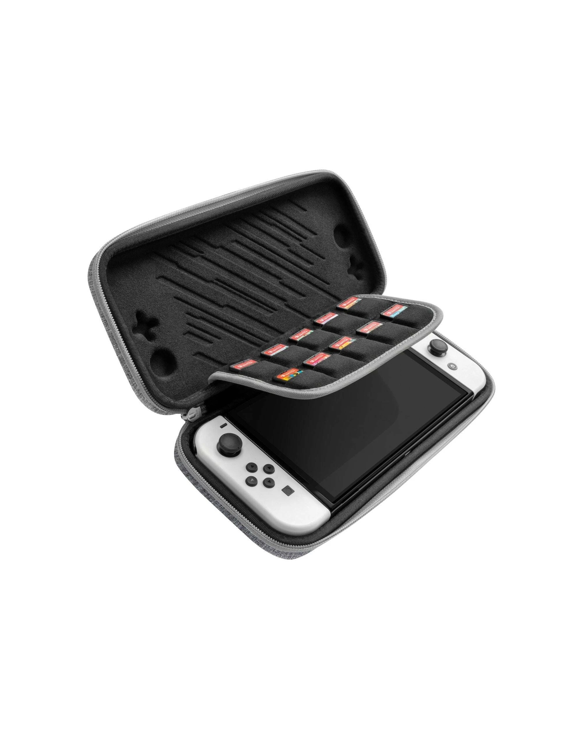 3 TOMTOC Nintendo Switch Case - Gaming Cartridge Holder - Travel Gaming Case
 - grey, 3 of 7