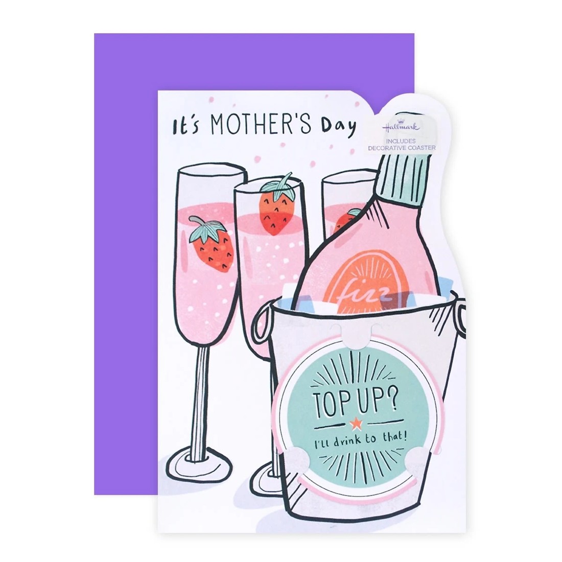 1 Hallmark Mother's Day Card - Decorative Coaster, 1 of 3