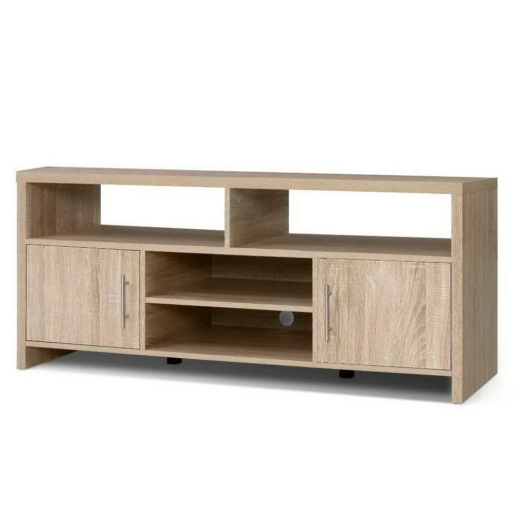 1 Artiss TV Cabinet Entertainment Unit 140cm Oak Ken - Natural, 1 of 7