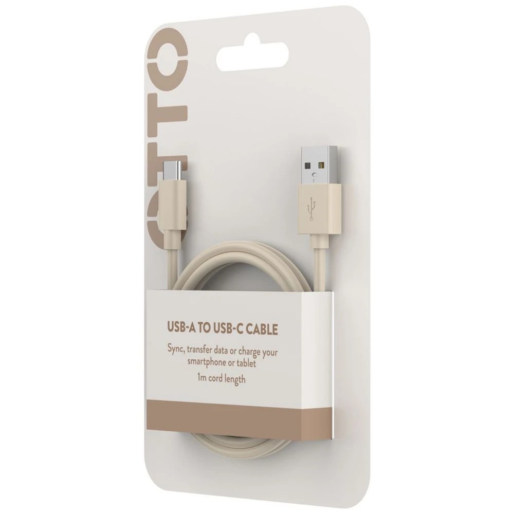 7 Otto USB-A to USB-C Cable 1m Beige, 7 of 7