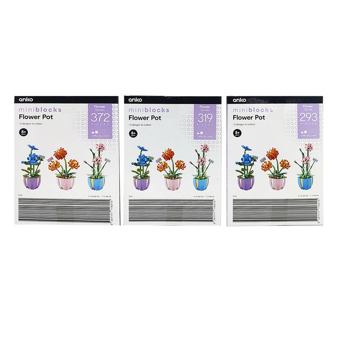 9 Mini Blocks Flower Series: Flower Pot - Assorted, 9 of 9