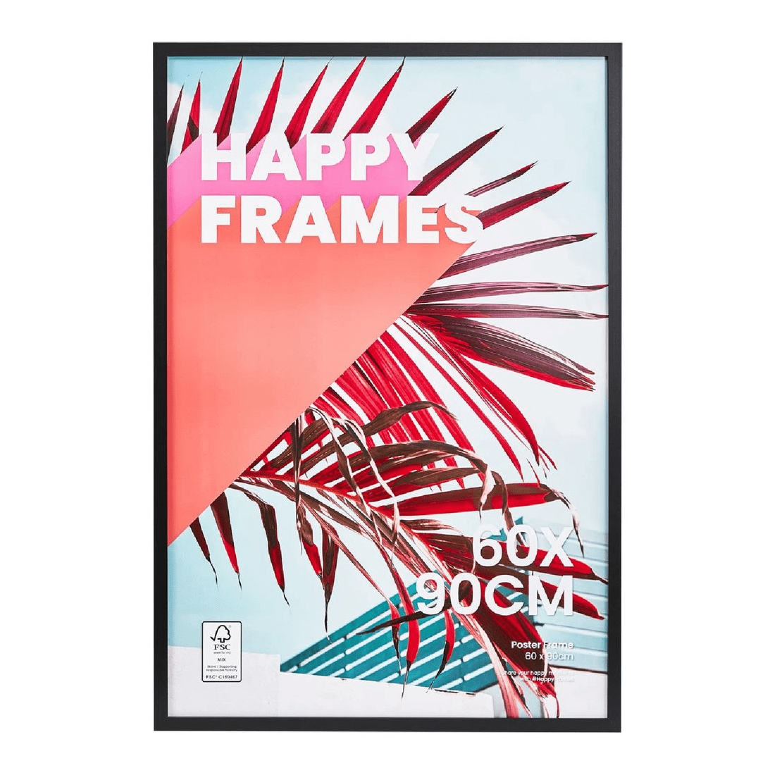 1 Happy Frames 60 x 90CM Poster Frame Black, 1 of 3