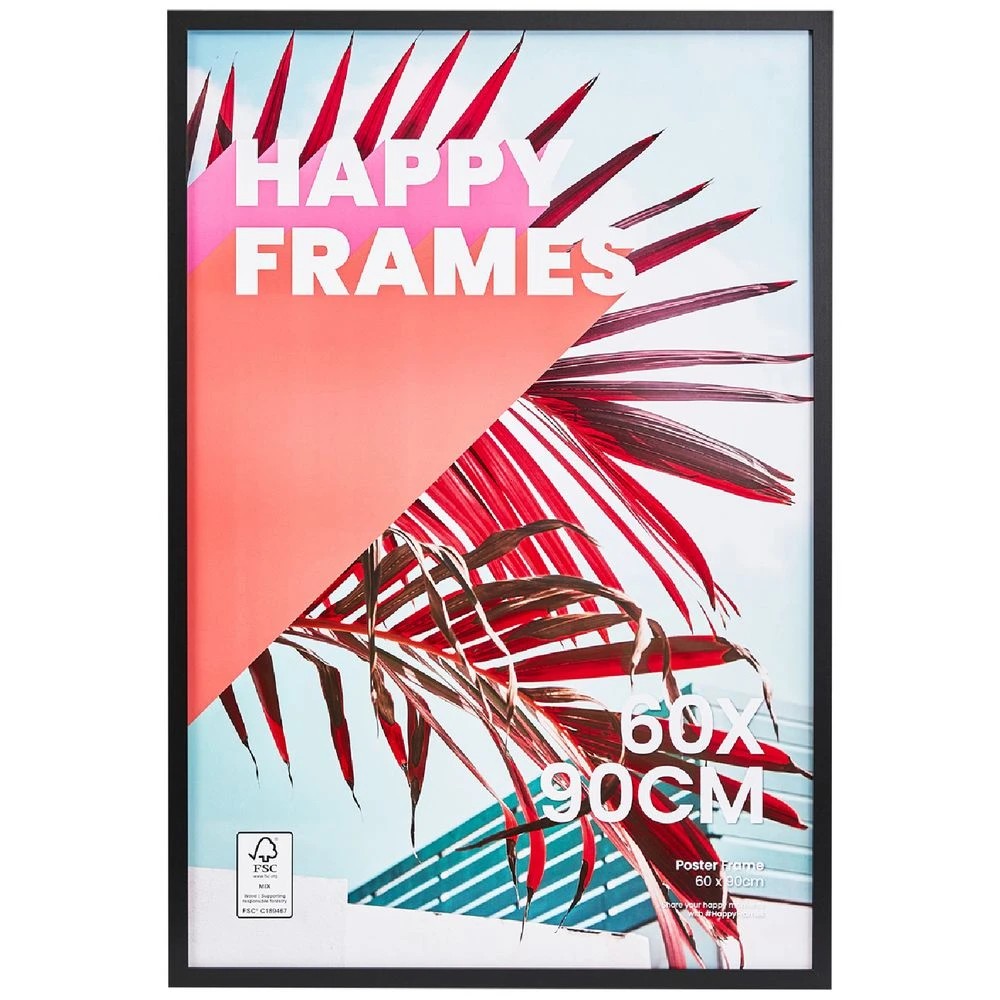 1 Happy Frames 60 x 90CM Poster Frame Black, 1 of 3
