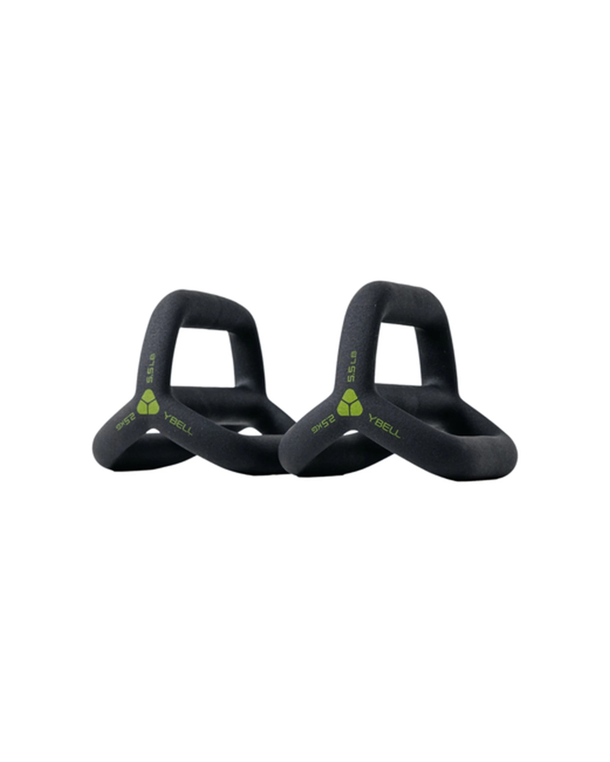 1 YBell Arc Light 2.5KG Pair 4-1 Kettlebell Dumbbell Ball Push Up Stand Neoprene - Black, 1 of 1
