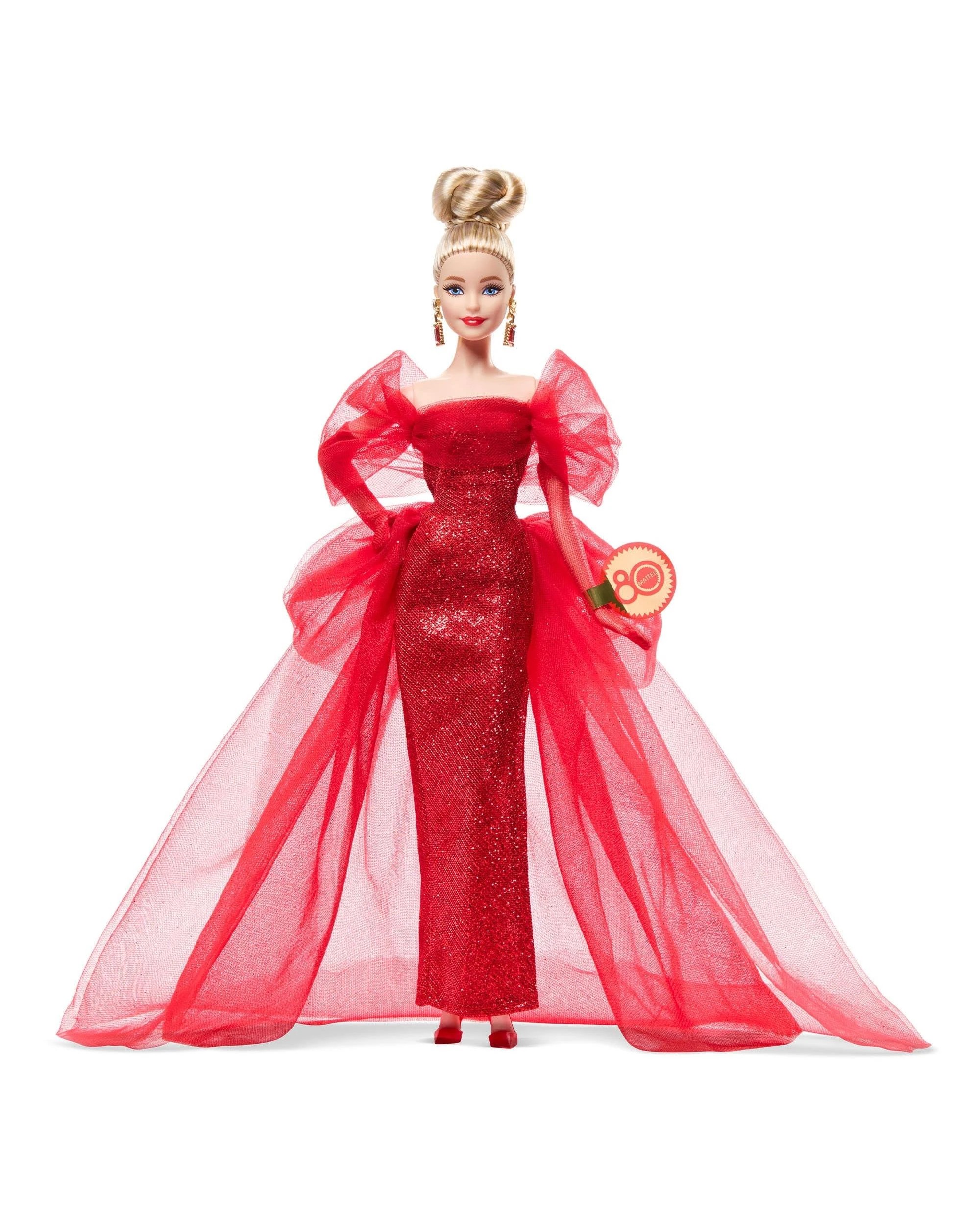 2 Barbie Signature Mattel 80th Anniversary Blonde Doll, 2 of 10