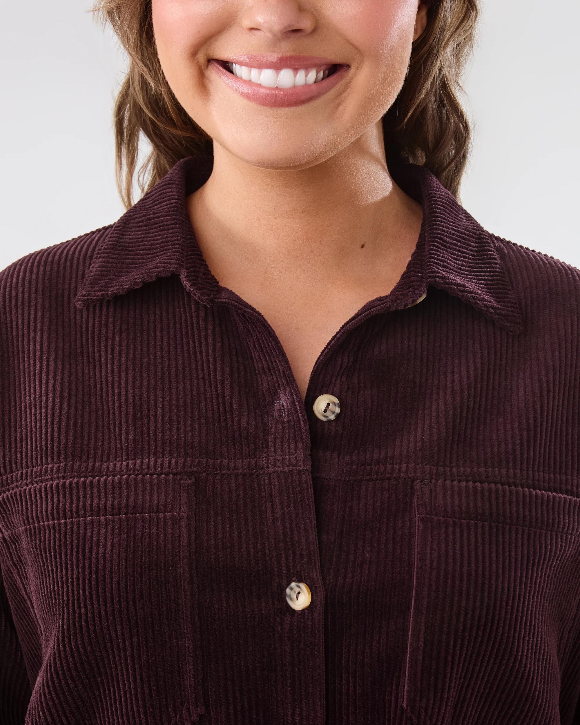 5 Long Sleeve Corduroy Shirt Fudge, 5 of 8