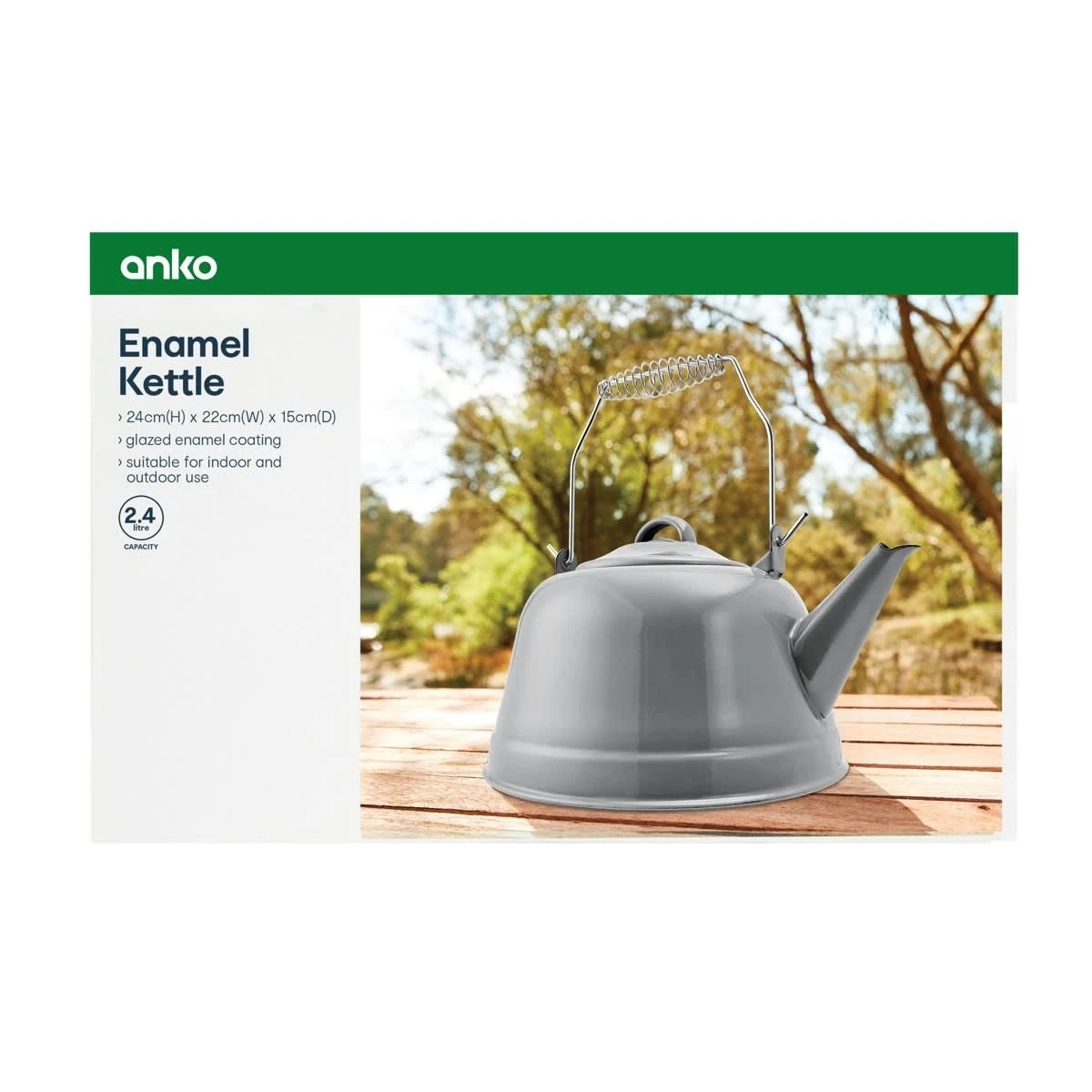 7 2.4L Enamel Kettle, 7 of 7