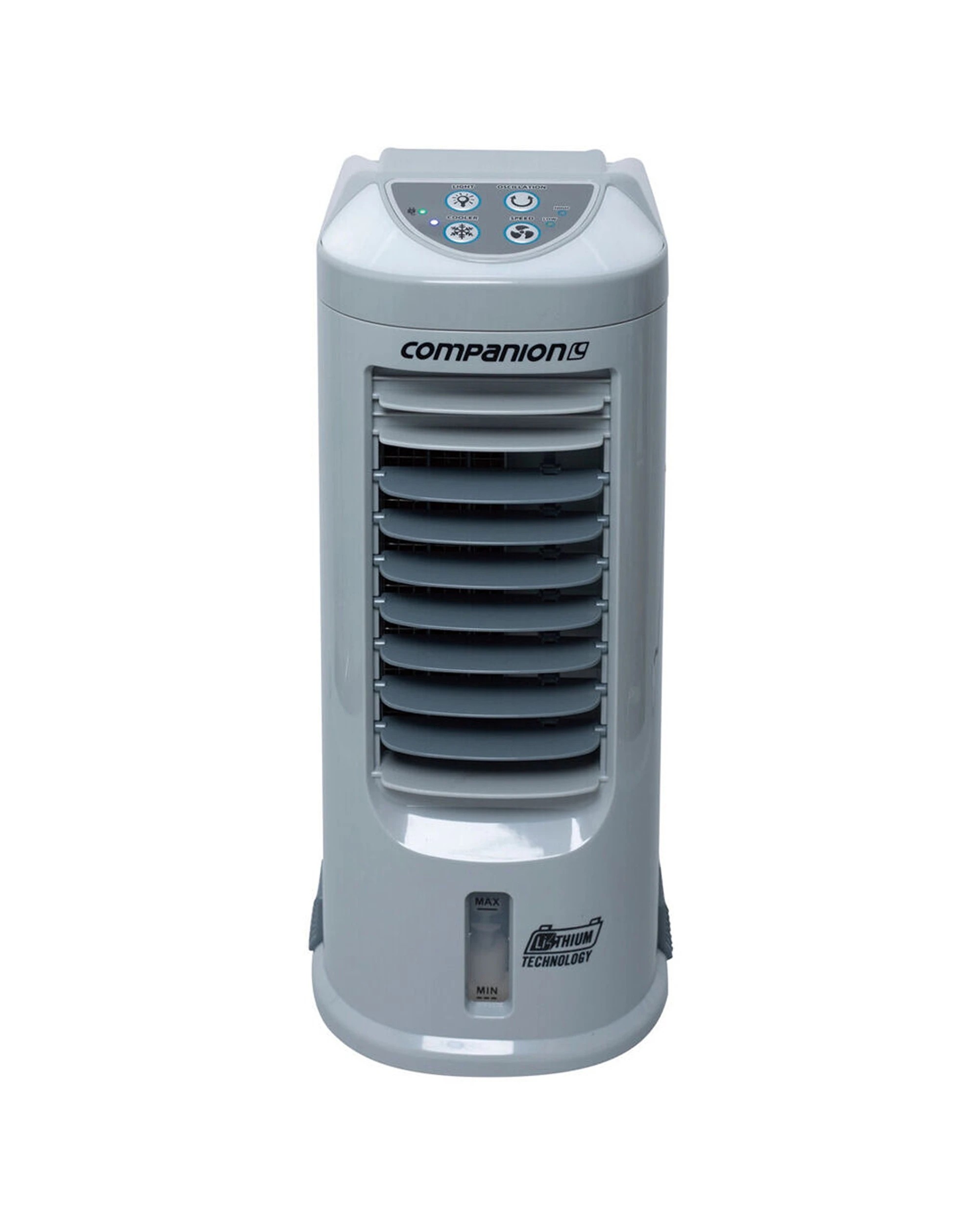 2 Companion Mini Evaporative Cooler Lithium Outdoor Camping Fan Rechargeable - Grey, 2 of 4