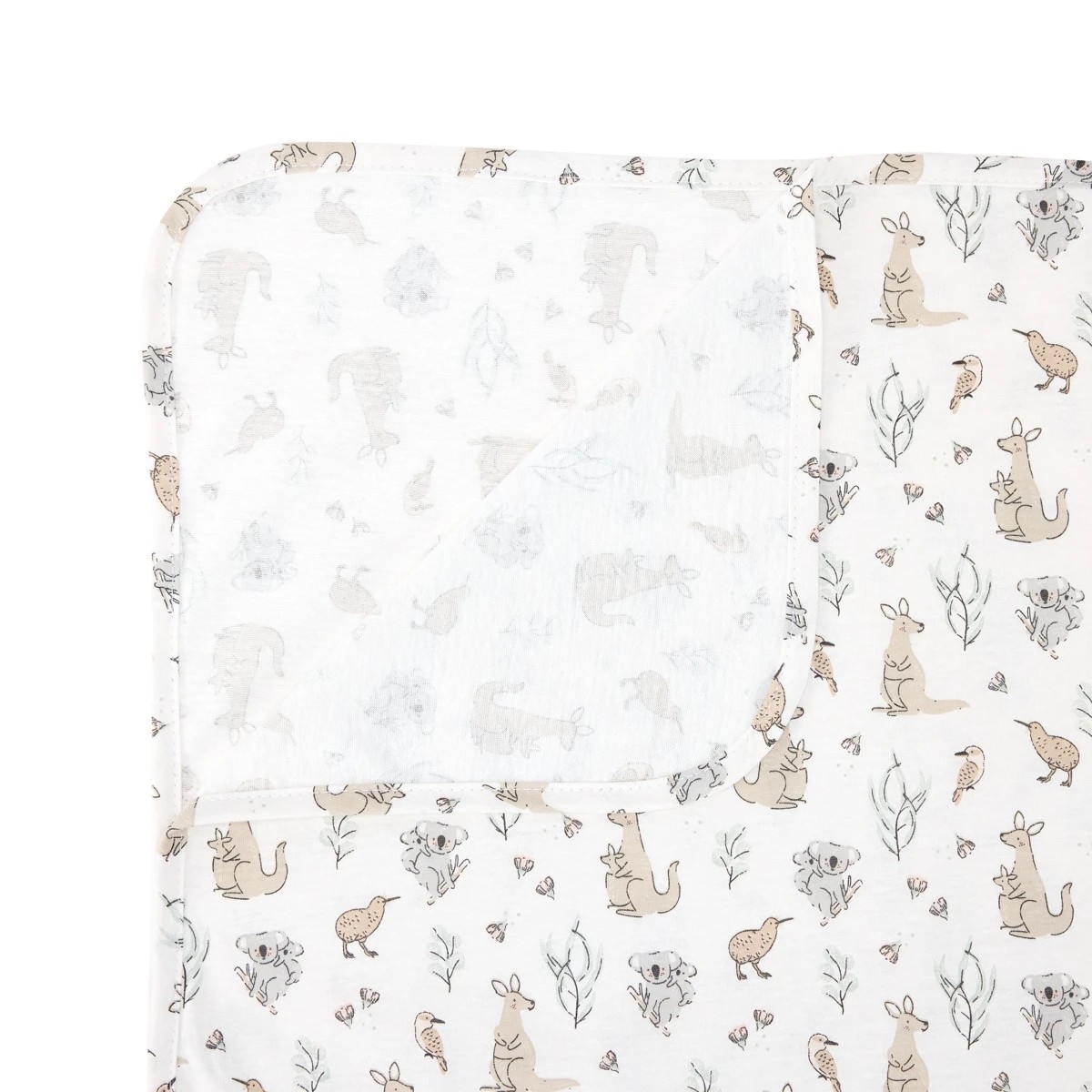 2 Cotton Jersey Blanket - Australiana, 2 of 5