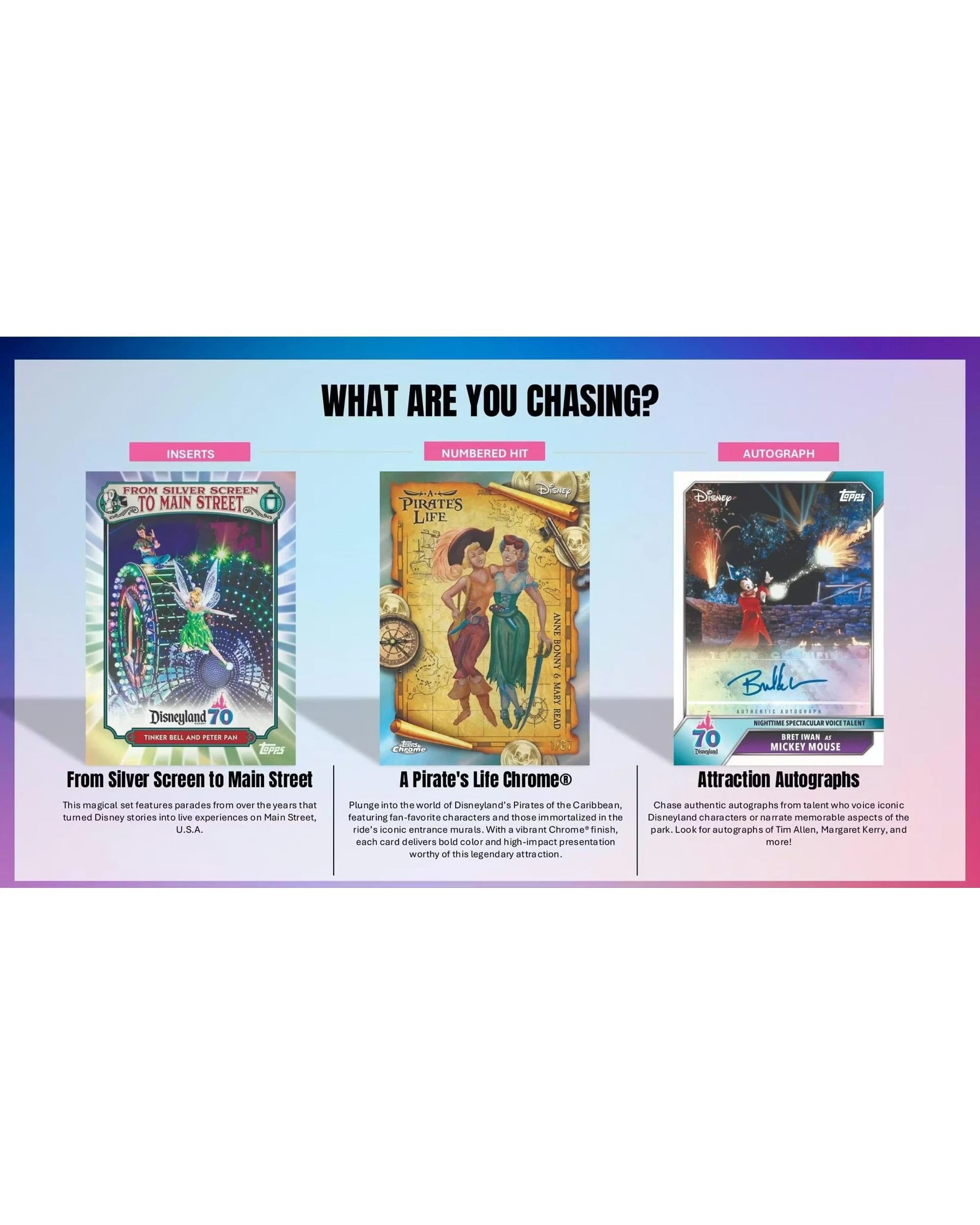 9 Topps Disney Disneyland 70th Anniversary 2025 Hobby Box, 9 of 10