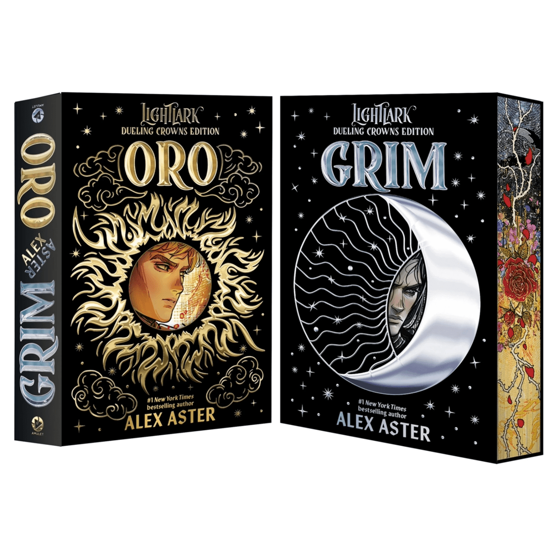 1 Grim and Oro: Dueling Crowns Edition (A Lightlark Saga Deluxe Companion Book) by Alex Aster - Book, 1 of 1