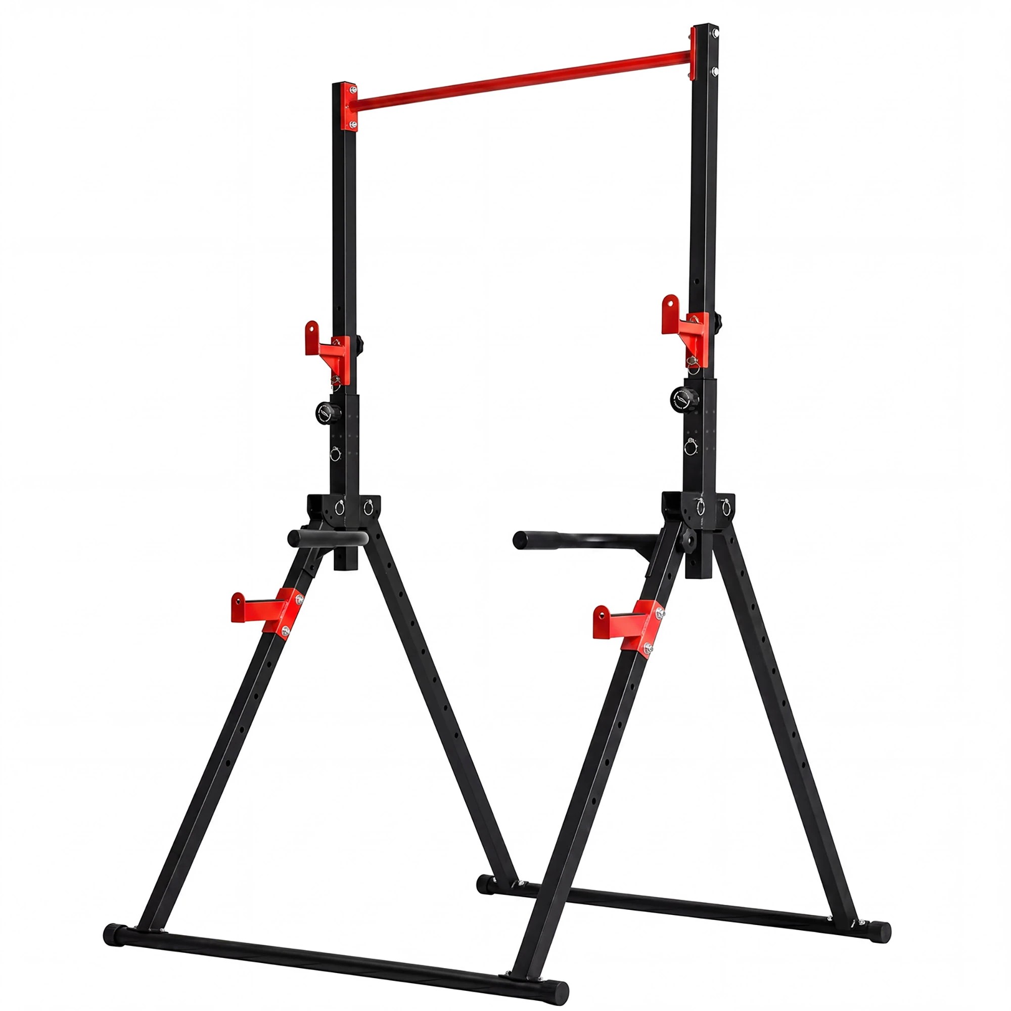 1 Centra Foldable Power Tower Pull Up Dip Station Adjustable Height Home Gym 220kg, 1 of 8