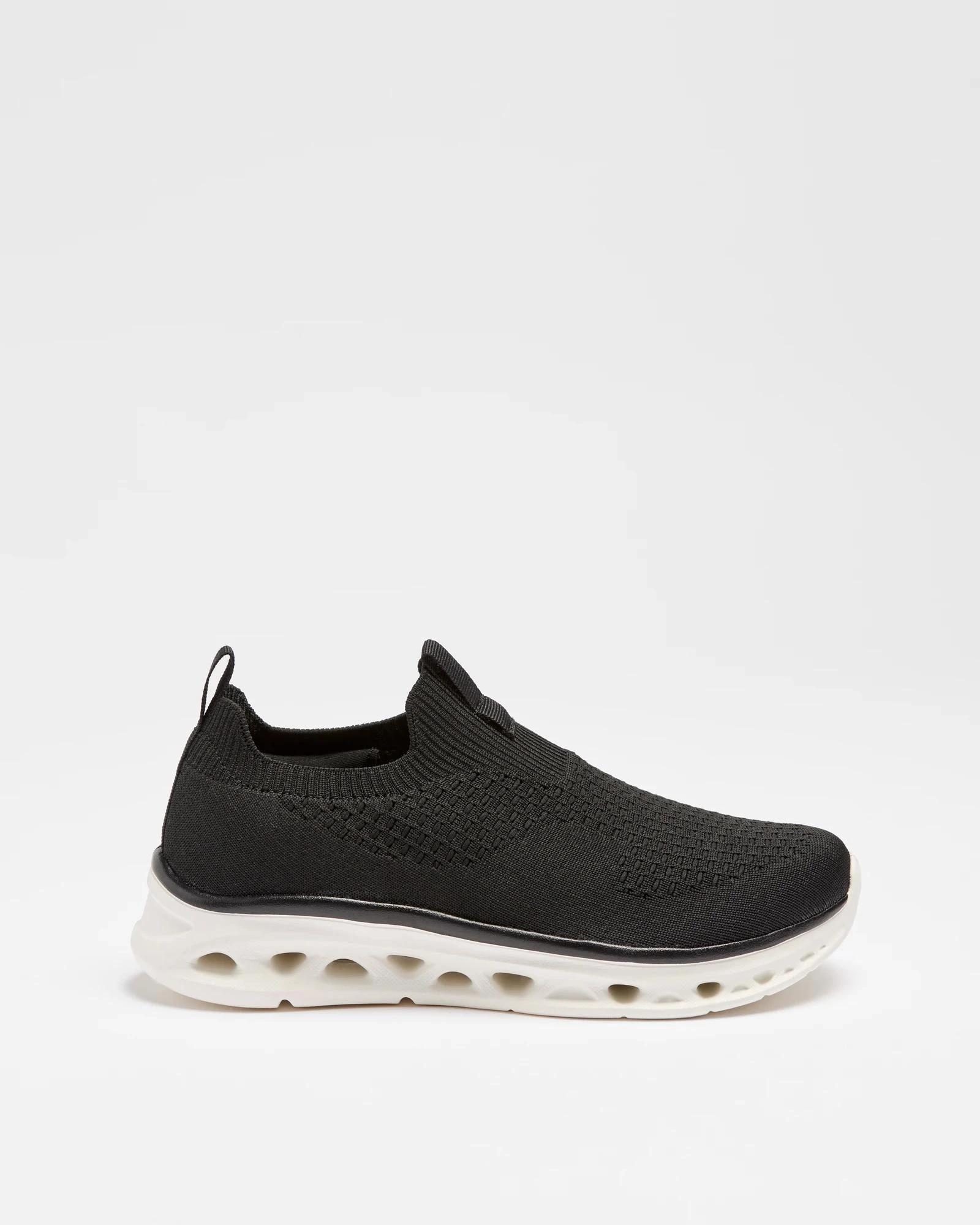 1 Target Woman Womens Active Comfort Slip On Runner BLACK, 1 of 3