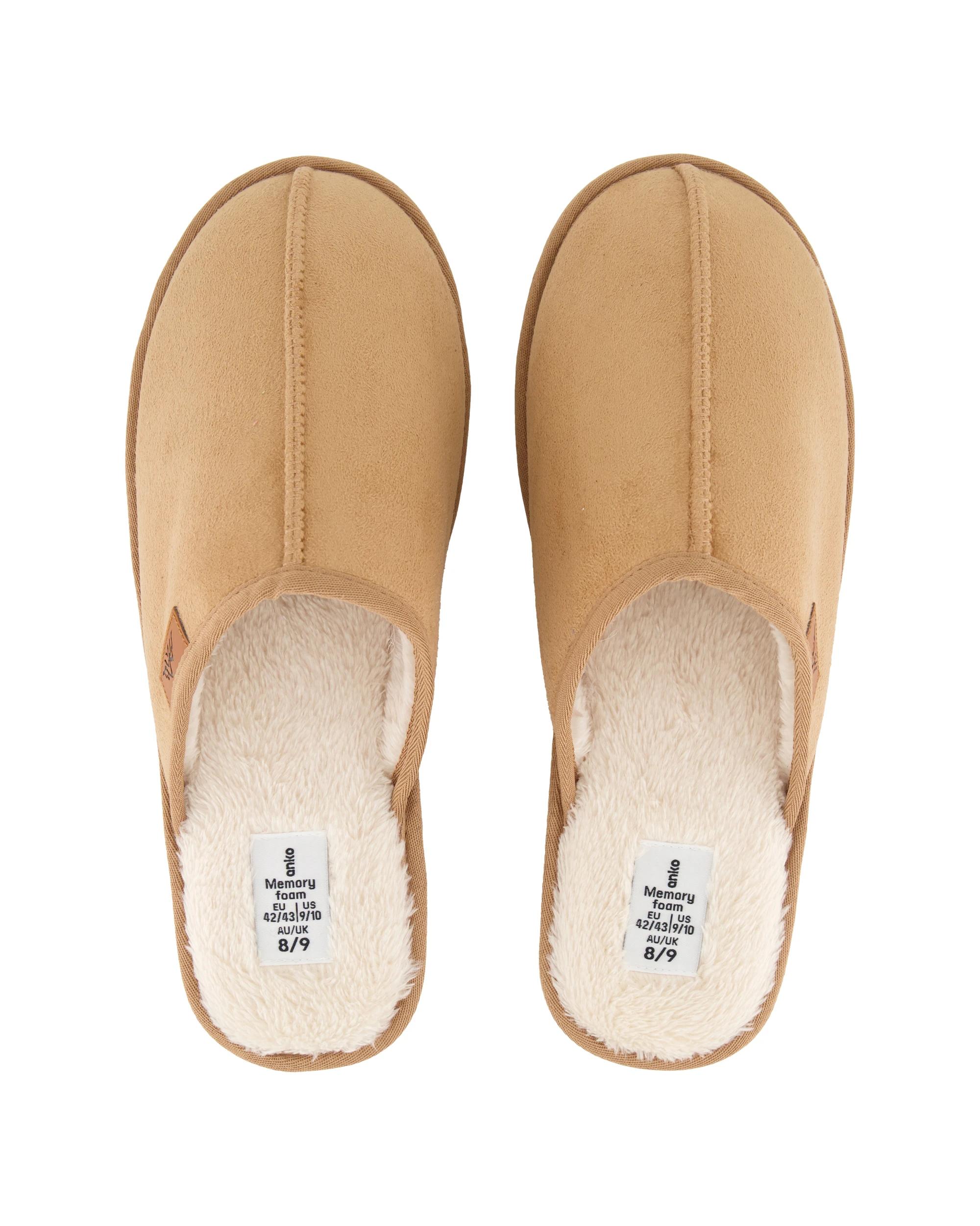 2 Hardsole Slipper Scuffs Chestnut, 2 of 3