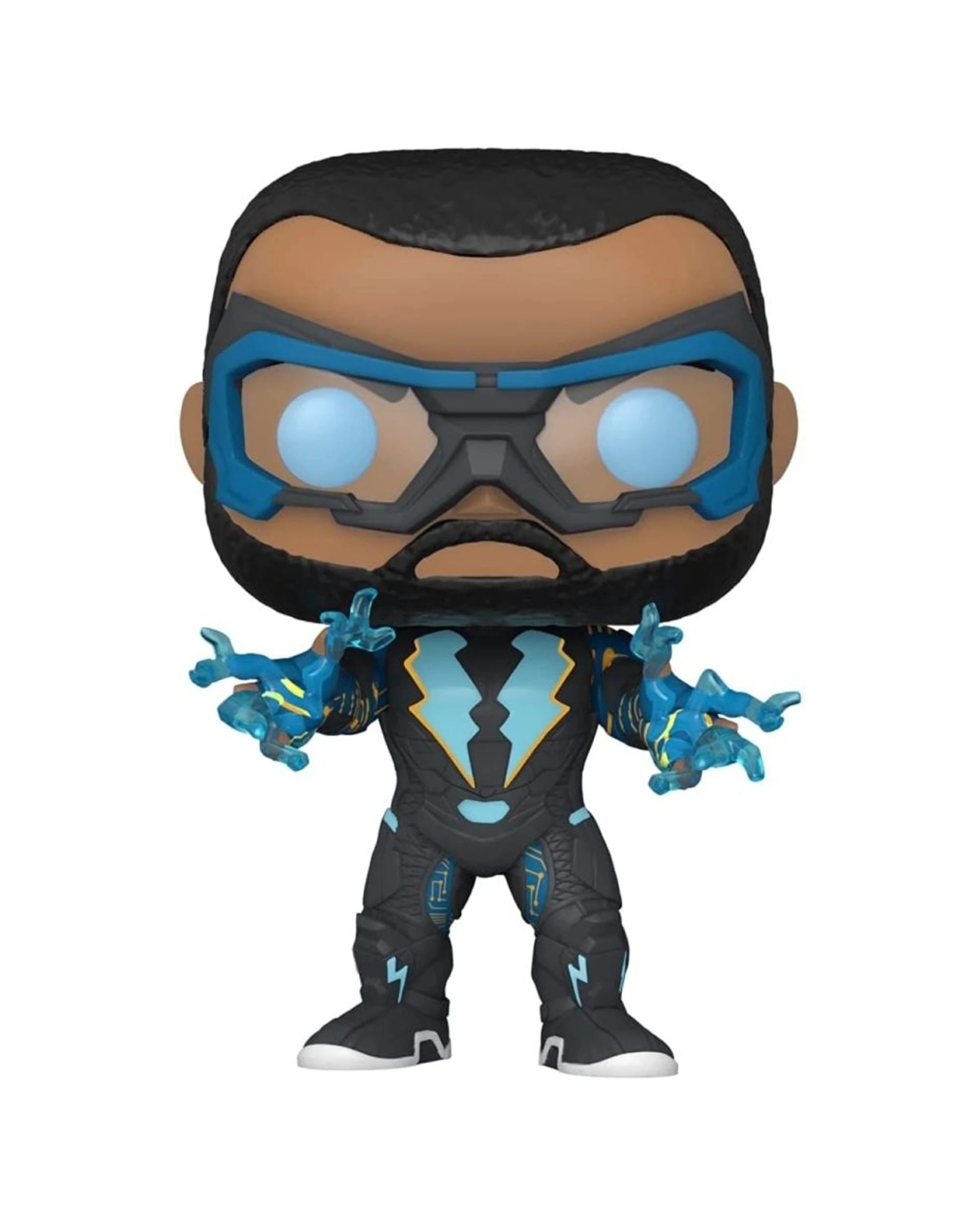 1 Pop Black Lightning Action Figure Vinyl Superhero Collectible 10cm Plastic - Black, 1 of 3