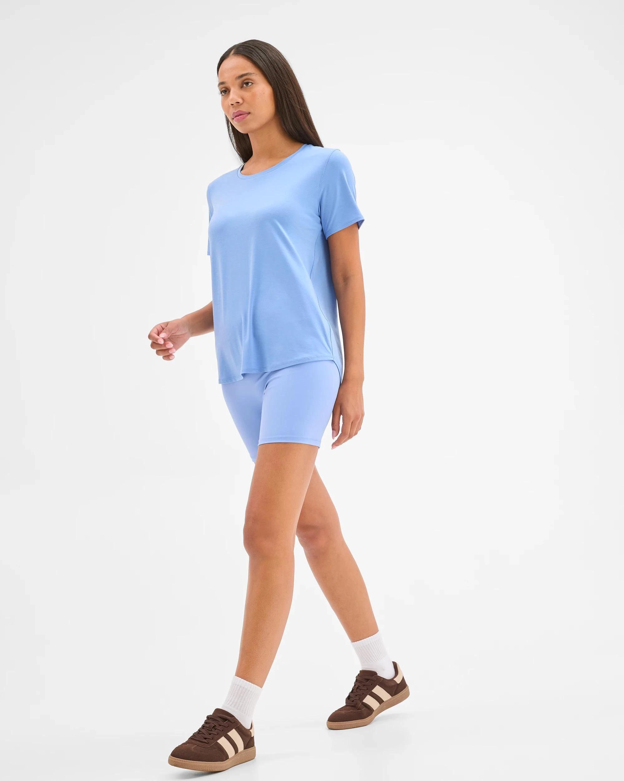 5 Target Studio Soft Yoga Bike Shorts SKY, 5 of 7