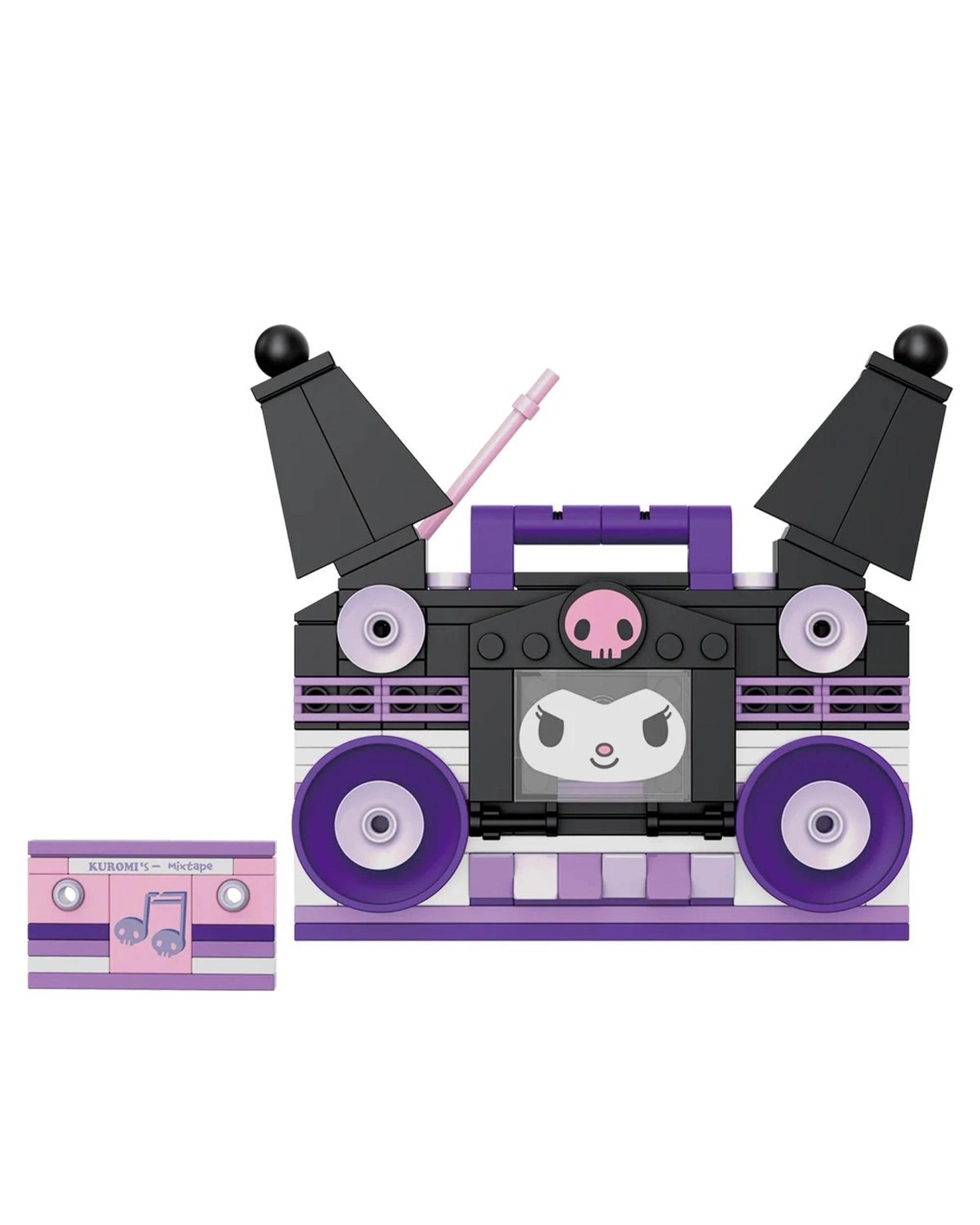 3 Brickcraft Hello Kitty and Friends Kuromi BoomBox Building Set 142 Pieces - Purple, 3 of 7