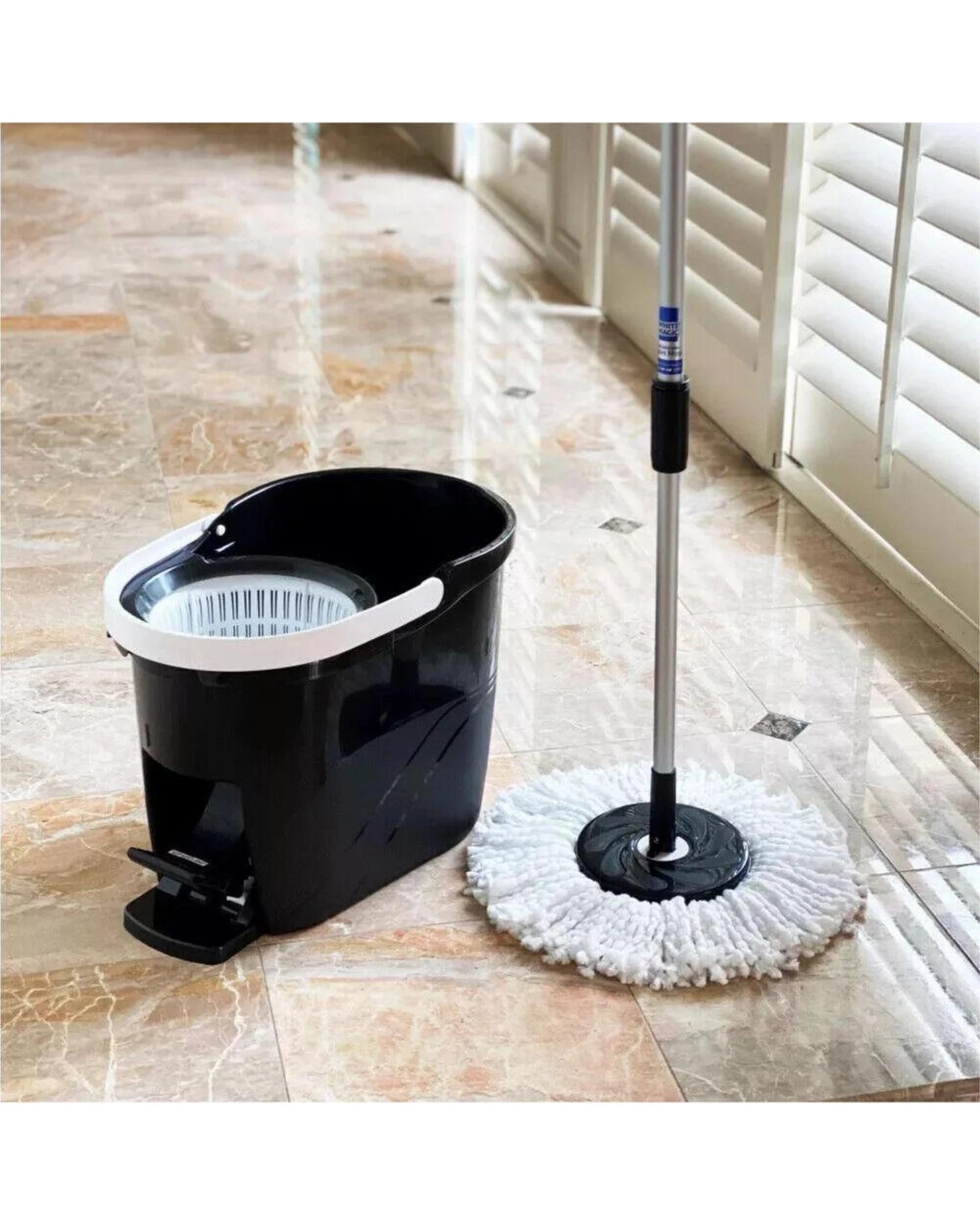 7 White Magic Spin Mop Duo w Bucket - Multi, 7 of 9