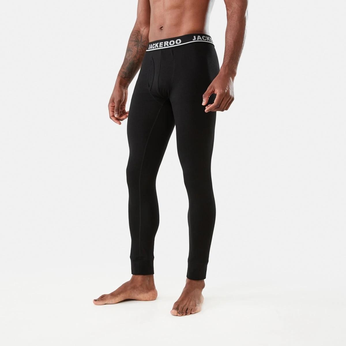 2 Long Leg Thermal Pants Black, 2 of 5