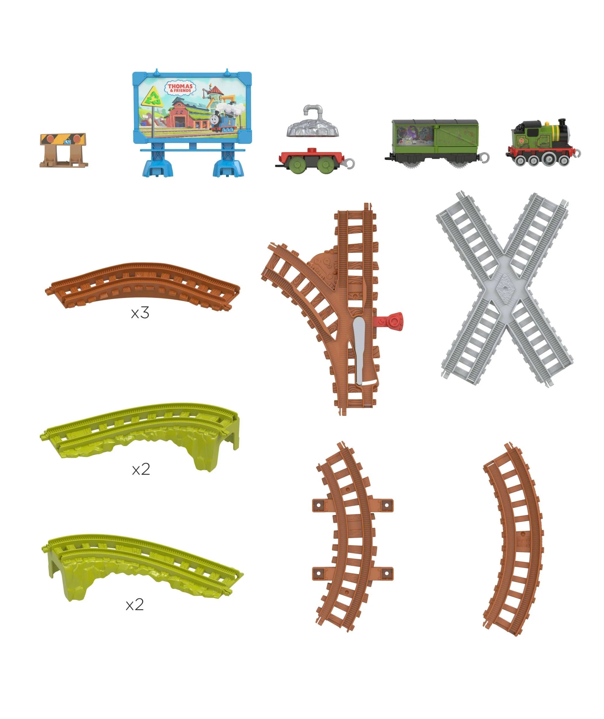 4 Thomas & Friends Push - Along Train and Track Set - Assorted - Multi, 4 of 4