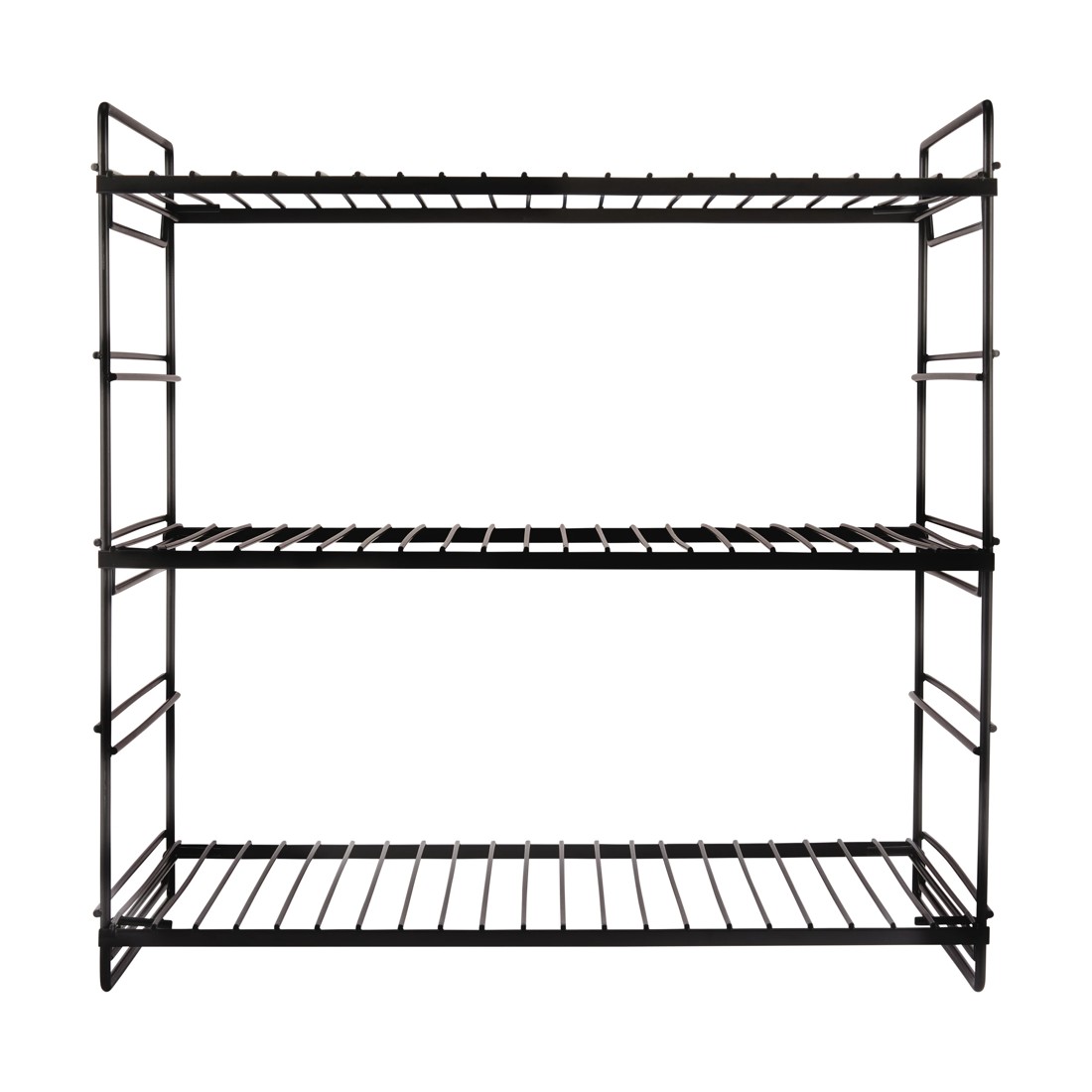 2 Black Wire 3 Tier Shelf, 2 of 7